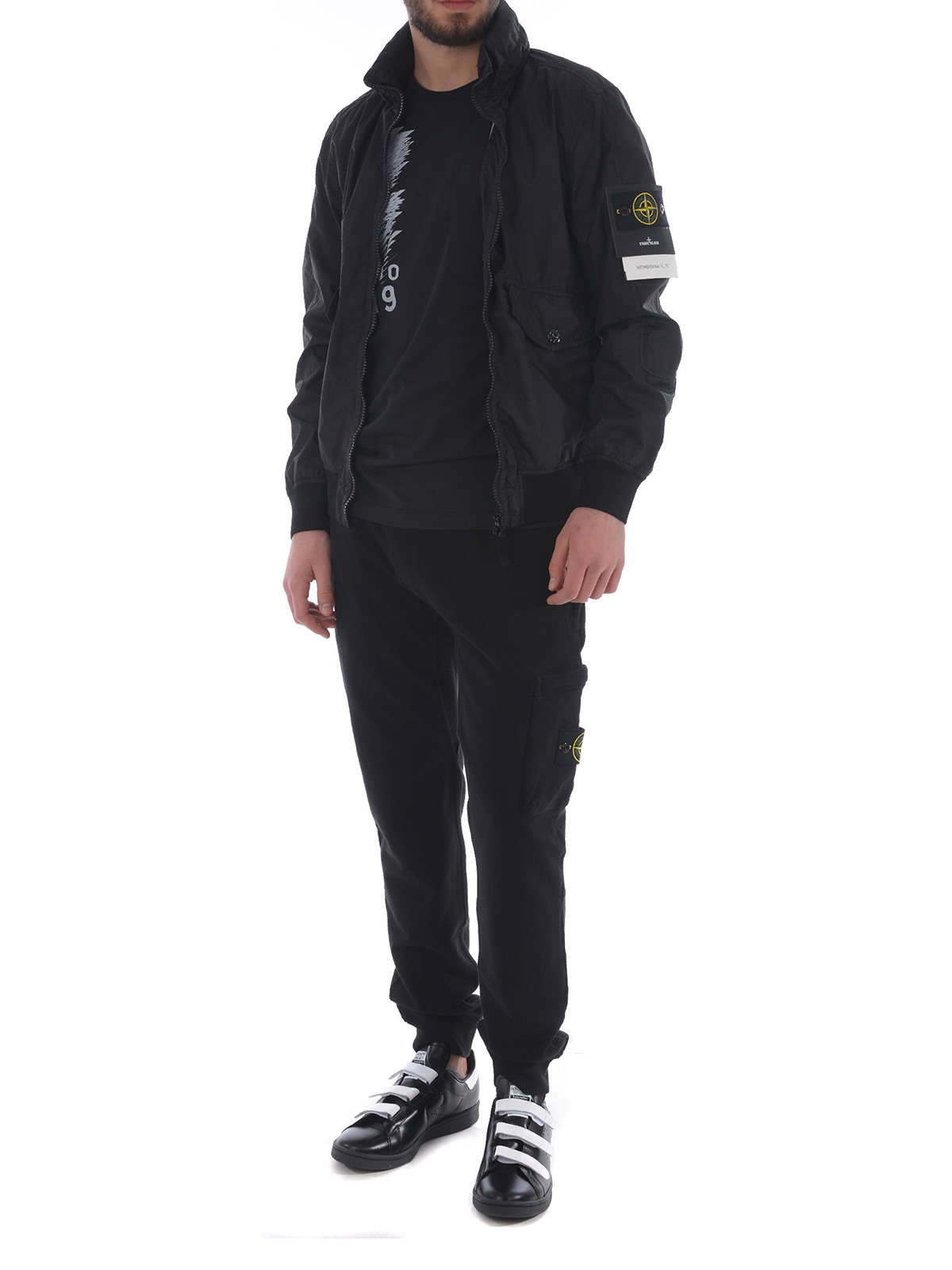 Stone island membrana shop 3l tc black