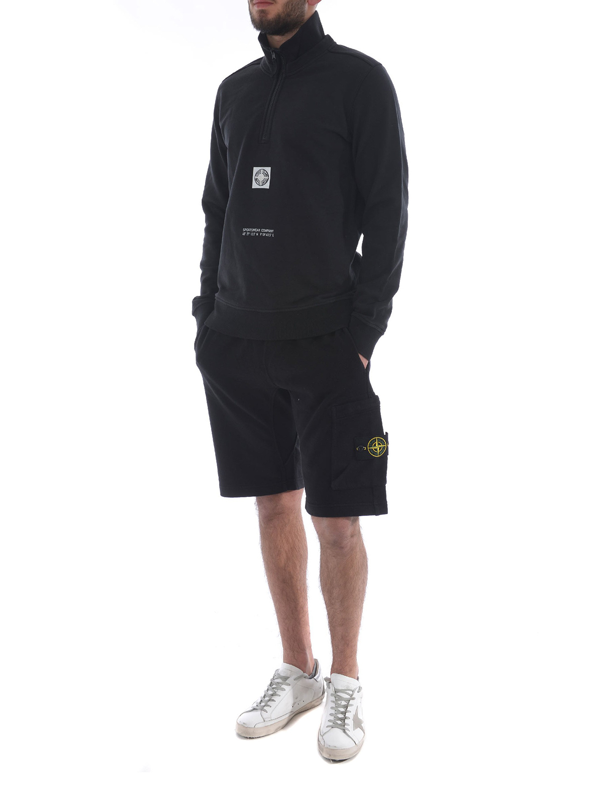 Stone Island Graphic Seven cotton sweatshirt - Men|65486V0029
