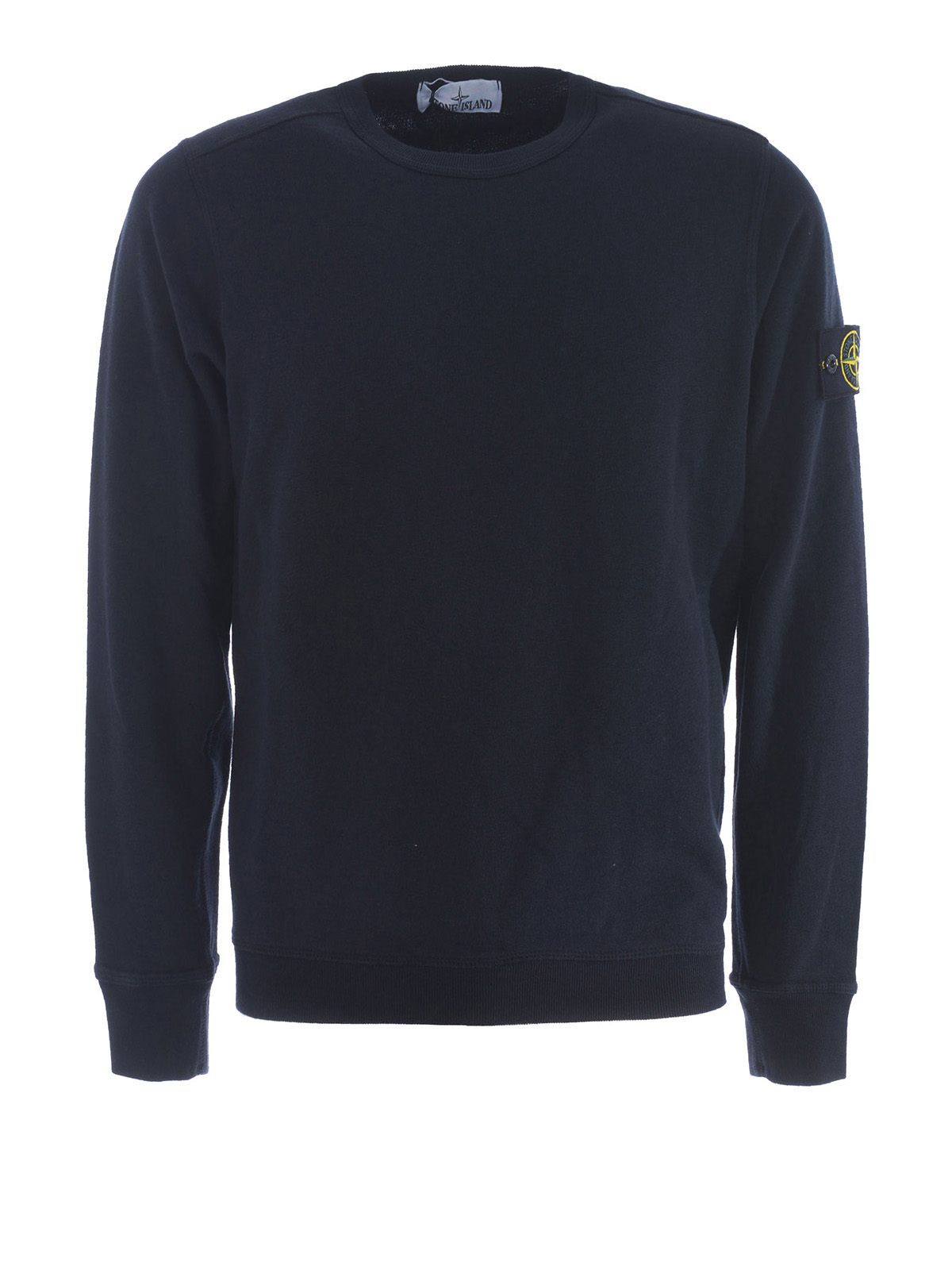 スウェット・トレーナー STONE Dark Blue Cotton Sweatshirt Stone Island Dark blue faded cotton sweatshirt - Men