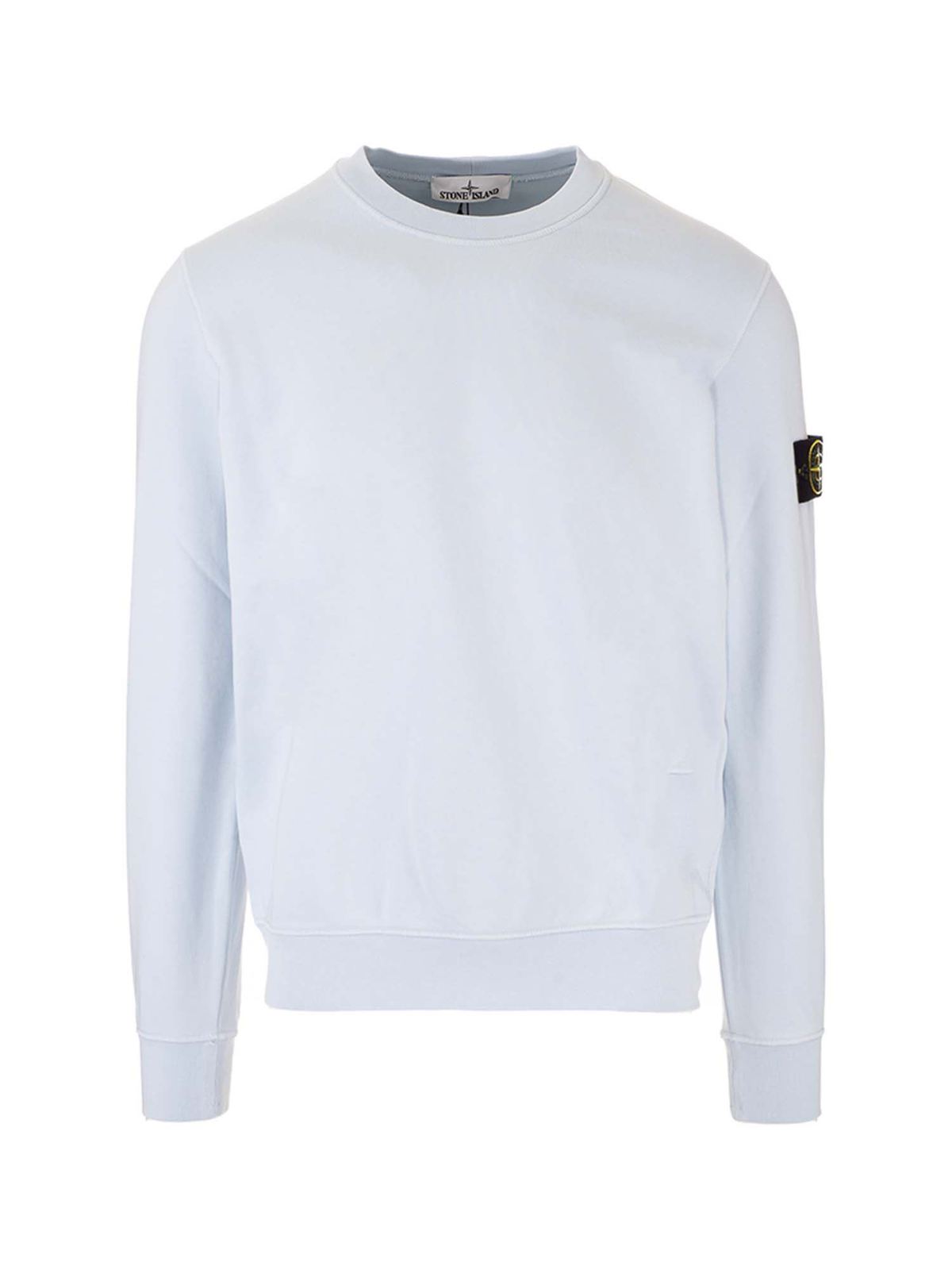 STONE  ライトブルー トレーナー STONE ISLAND ライトブルー トレーナー