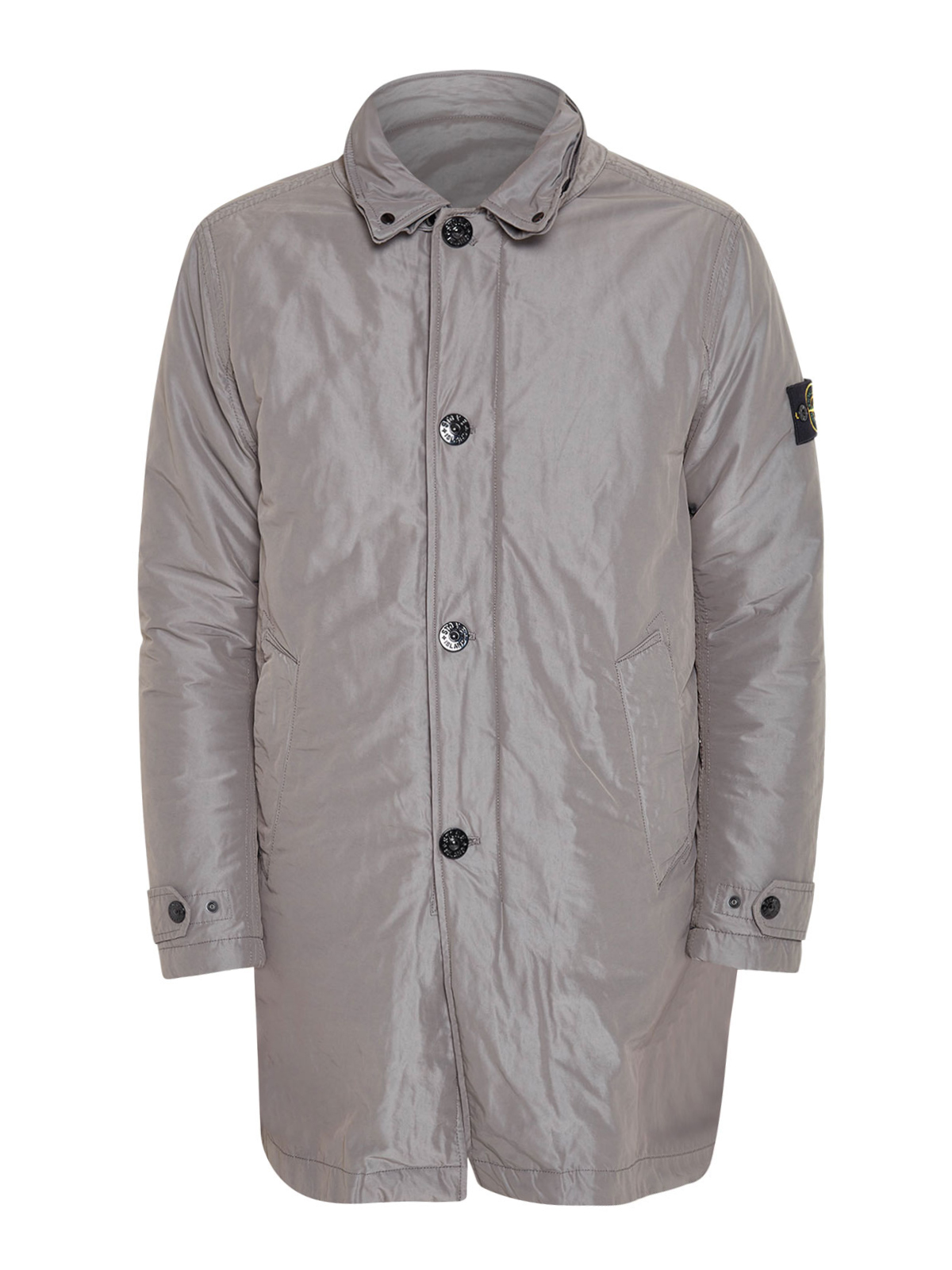 Stone Island トレンチコート メンズ - グレー|651570126V0067