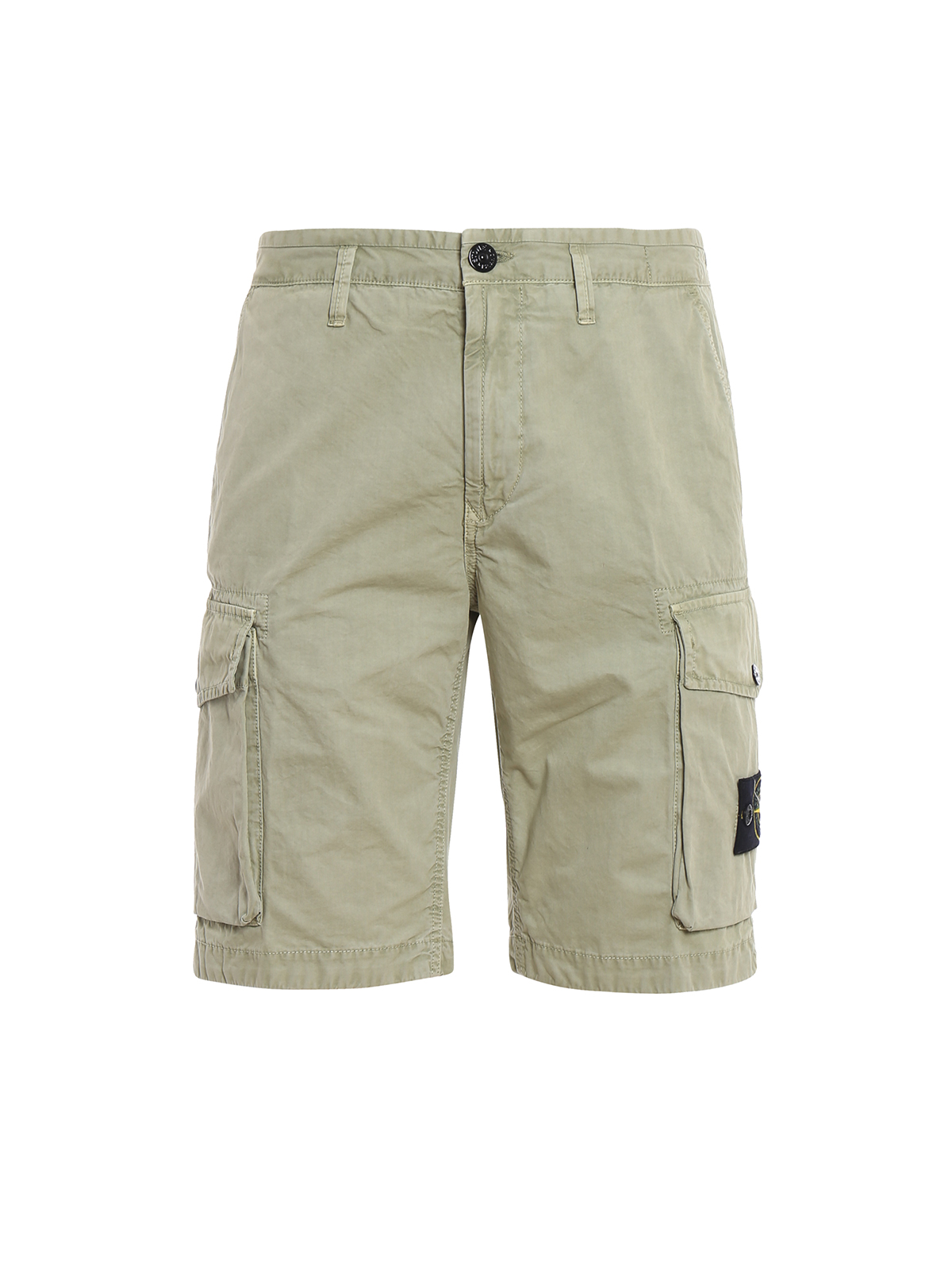 Stone Island Cargo bermuda shorts - Green - Men | 7015L07WAV0155