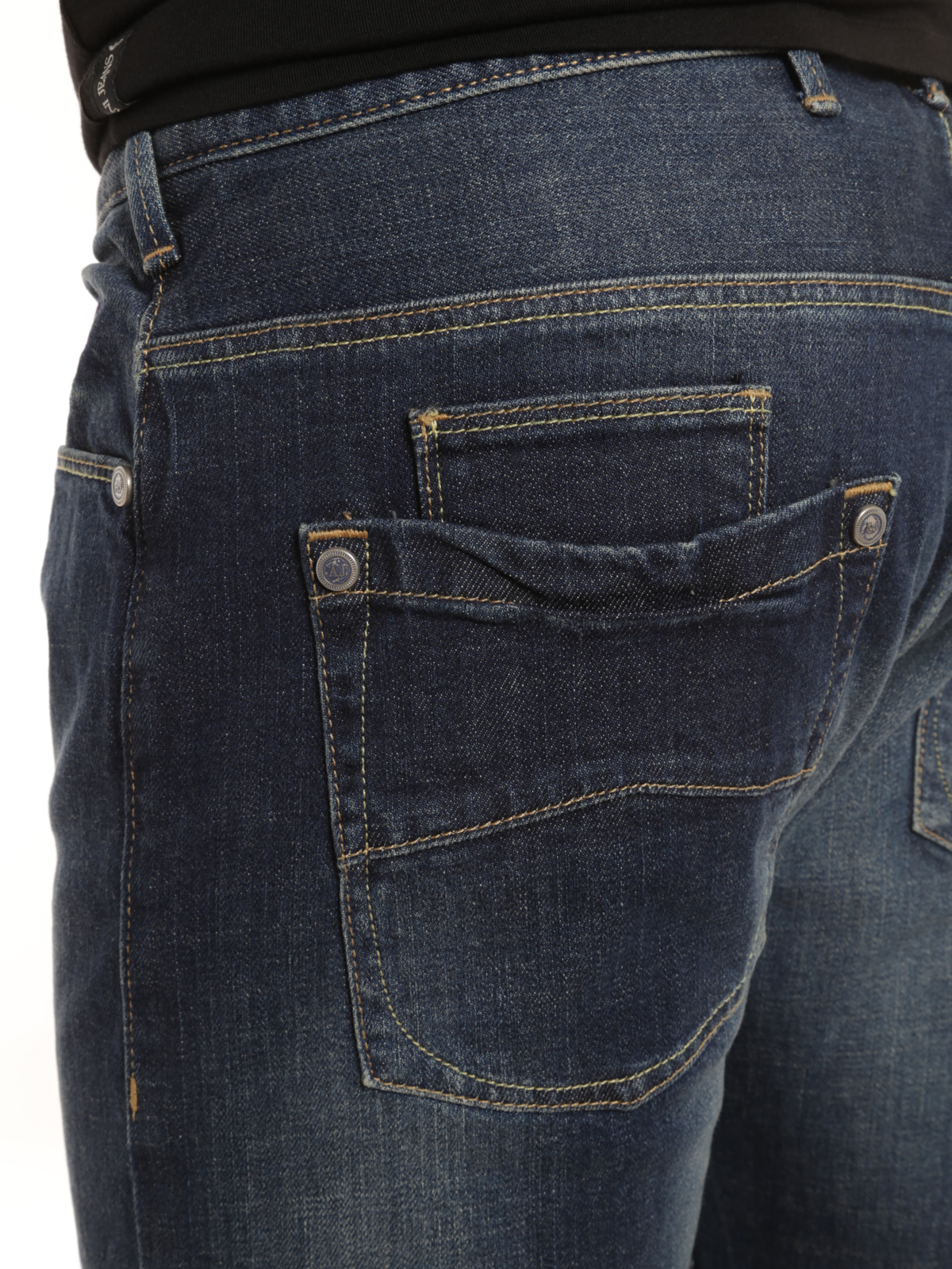 Gå til kredsløbet Ristede Udgående Straight leg jeans Armani Jeans - Slim fit jeans - B6J289C
