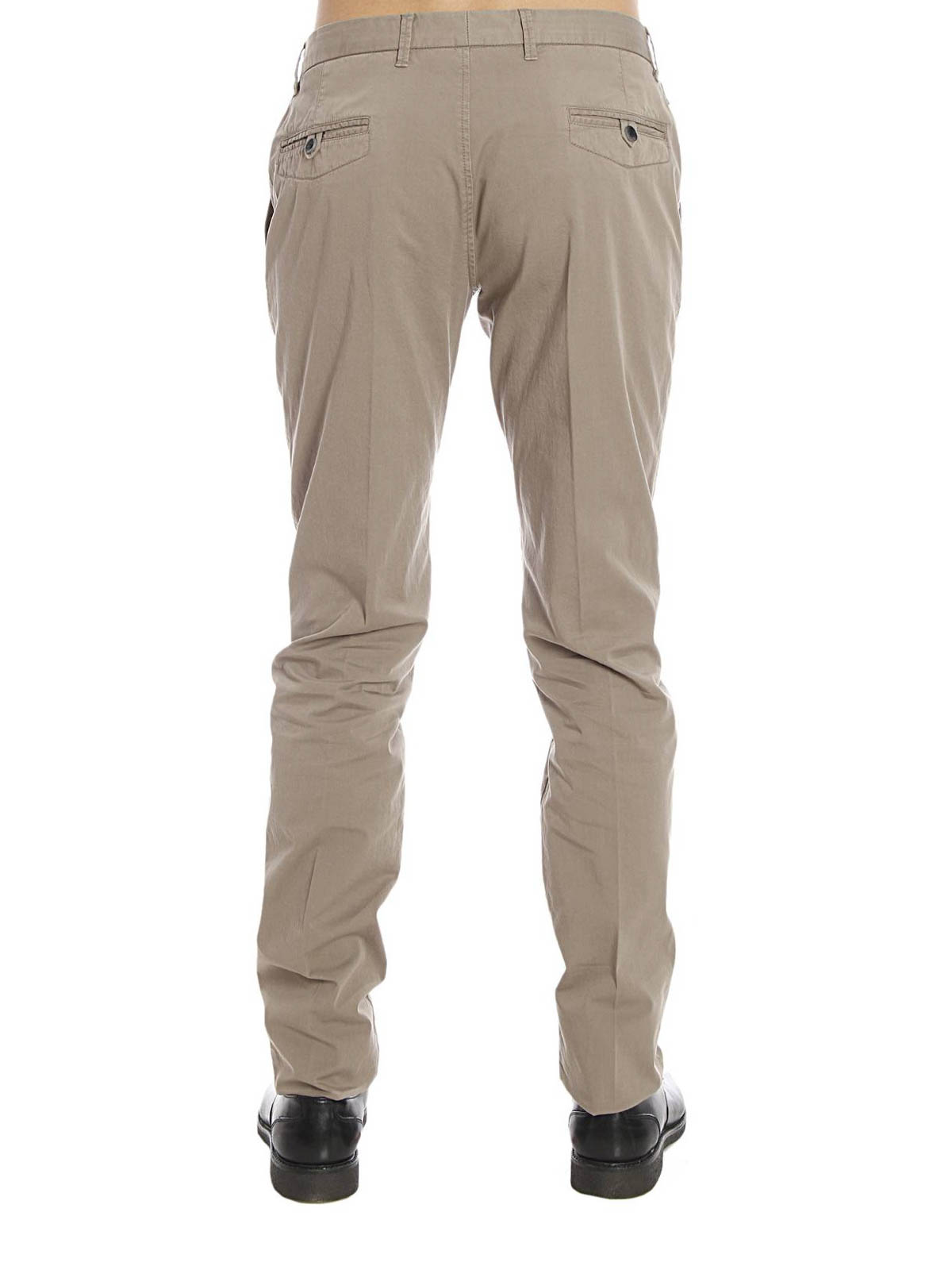 Armani Collezioni Stretch cotton chino trousers|TCP73STCS01120