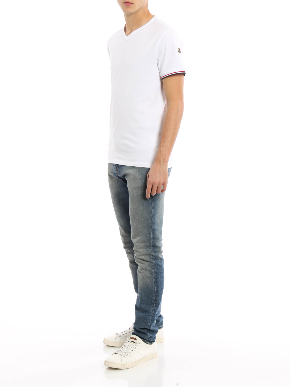 モンクレール　モンクレ　Tシャツ　Ｖネック 楽天市場】モンクレール vネックの通販