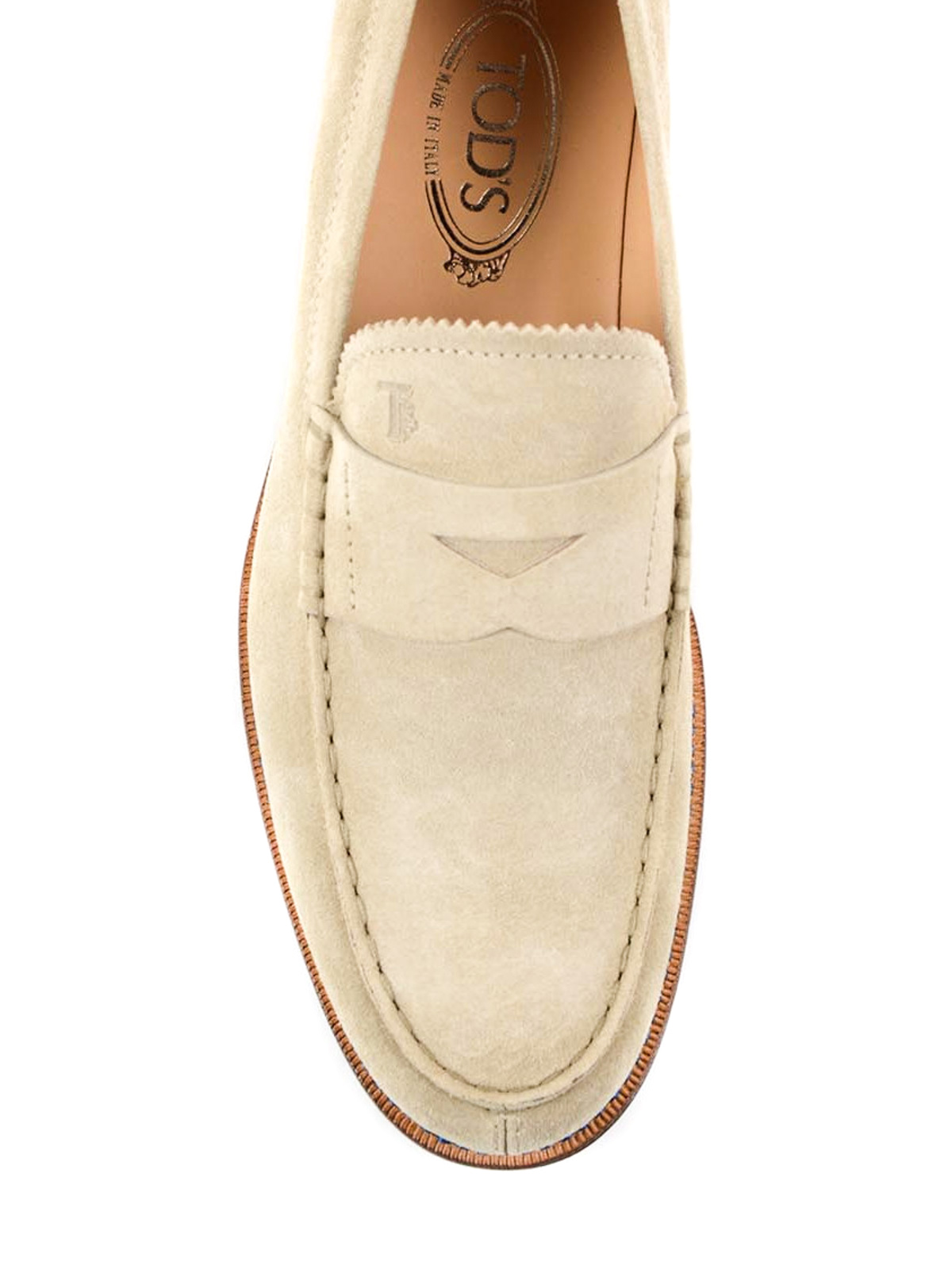 Tod's ローファー/スリッパ メンズ - ベージュ | XXM0RO00640RE0C406