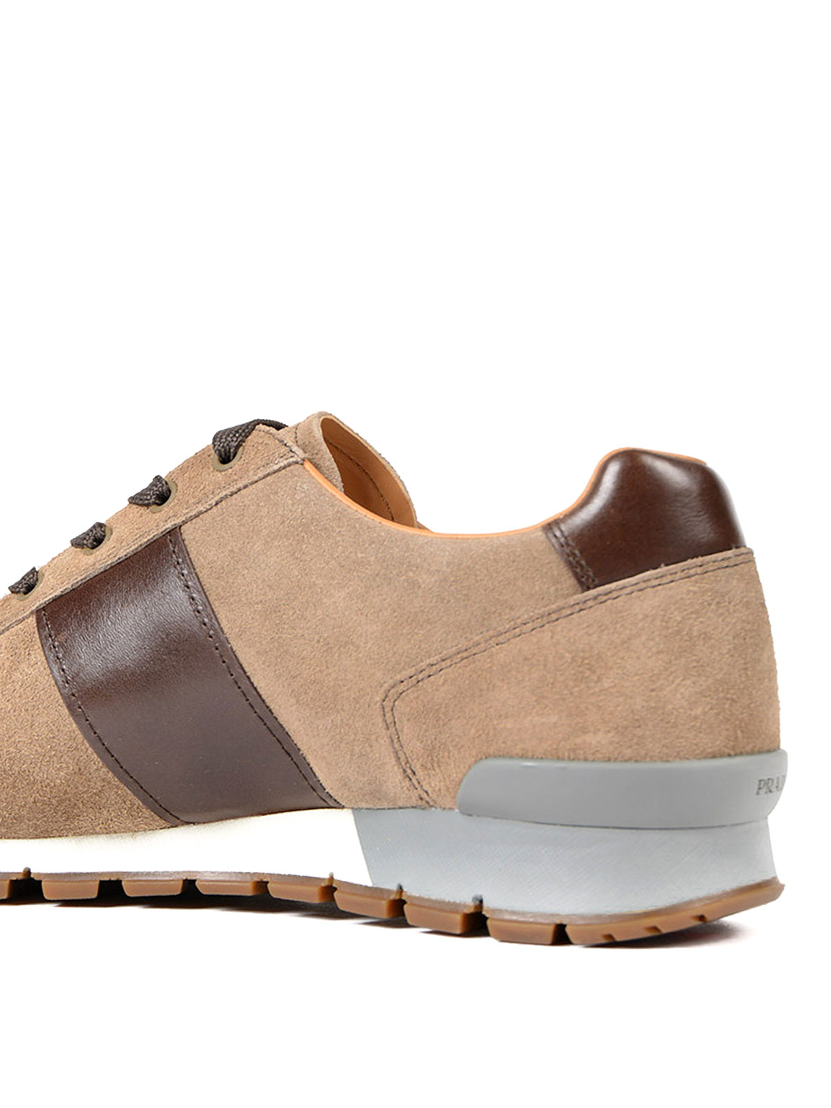 Prada Linea Rossa Suede sneakers - Light Brown|4E27181ONPL6G