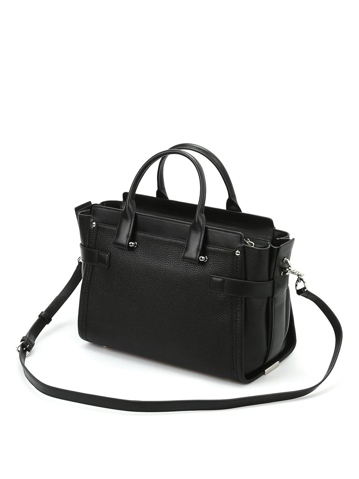 Coach Pebble Leather Swagger Bag Satchel Black Silver Hardware Ladies Bag  34408 at 1stDibs | coach 34408, coach silver hardware, black coach bag with  silver hardware