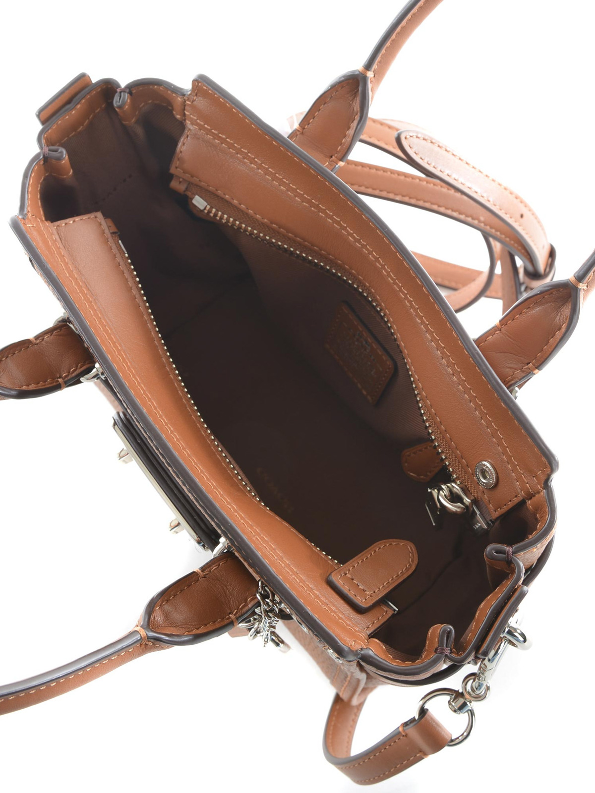 Outlet Coach Swagger 21 Brown Leather