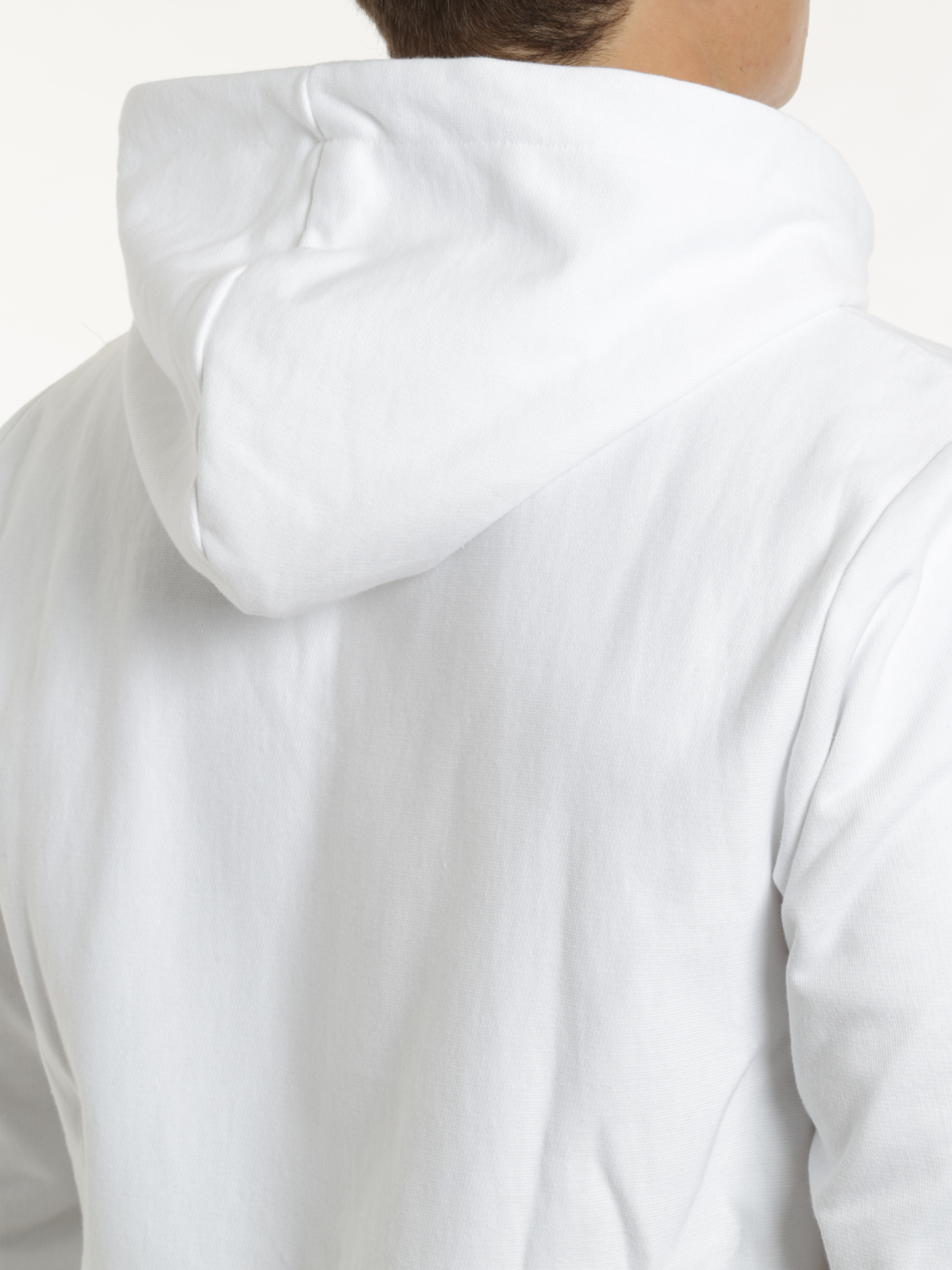 Hood by Air Cotton Hoodie - White - Men | HMBB002F150020140188