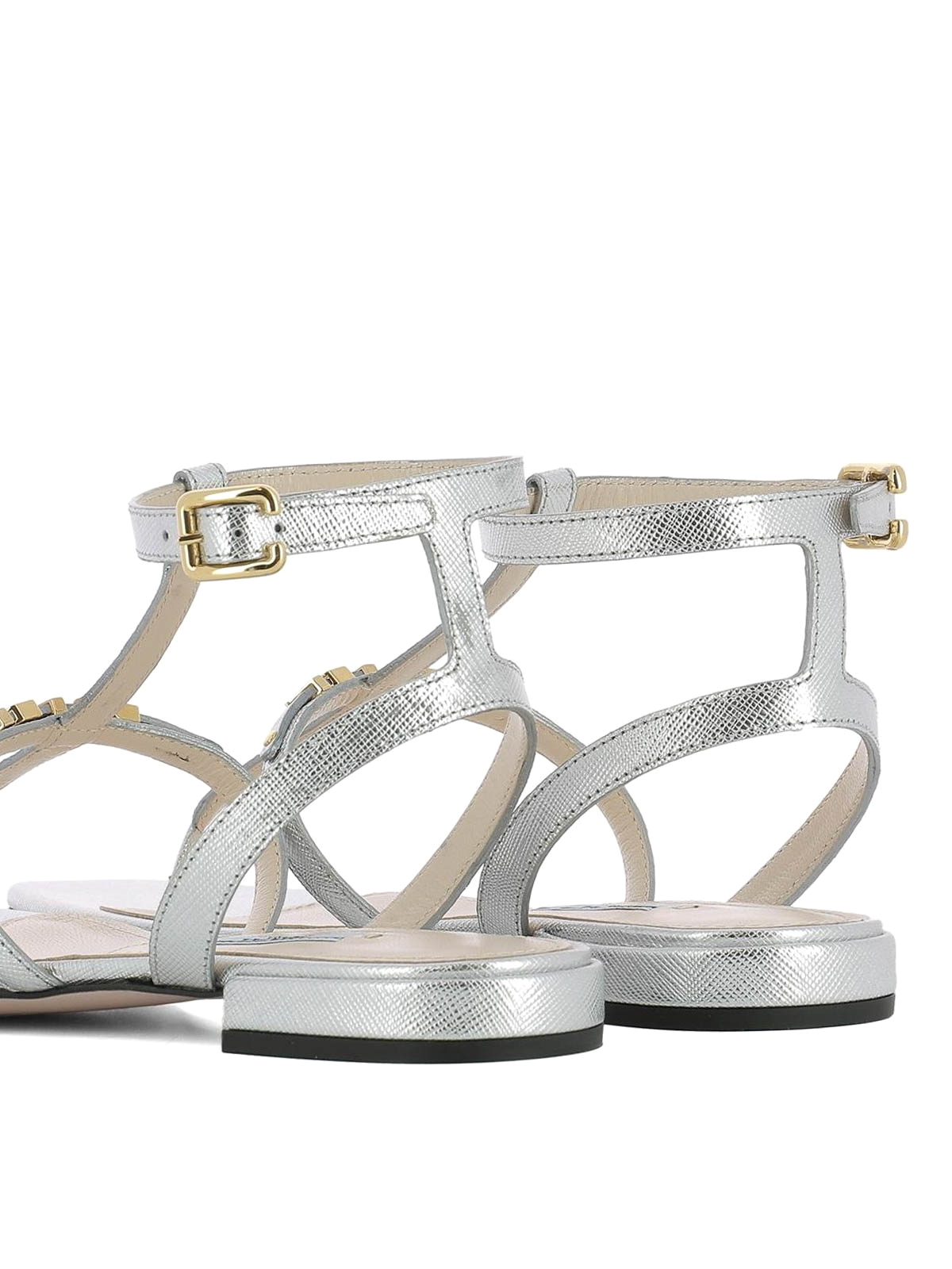 ASOS DESIGN Women's Silver Sandals | ShopStyle