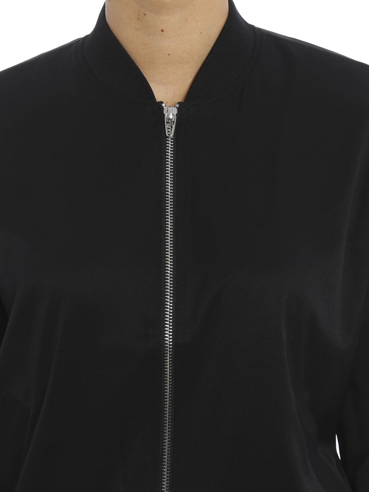 Bombers T By Alexander Wang - Silk bomber jacket - 403522P16001