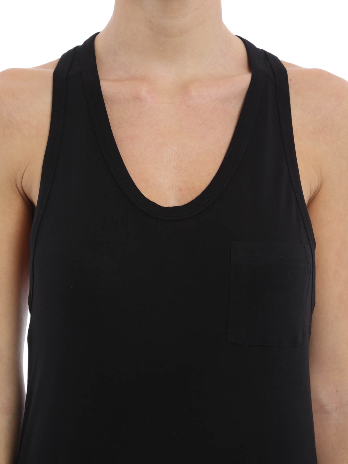 T By Alexander Wang Sleeveless long dress - Black | 400402C001