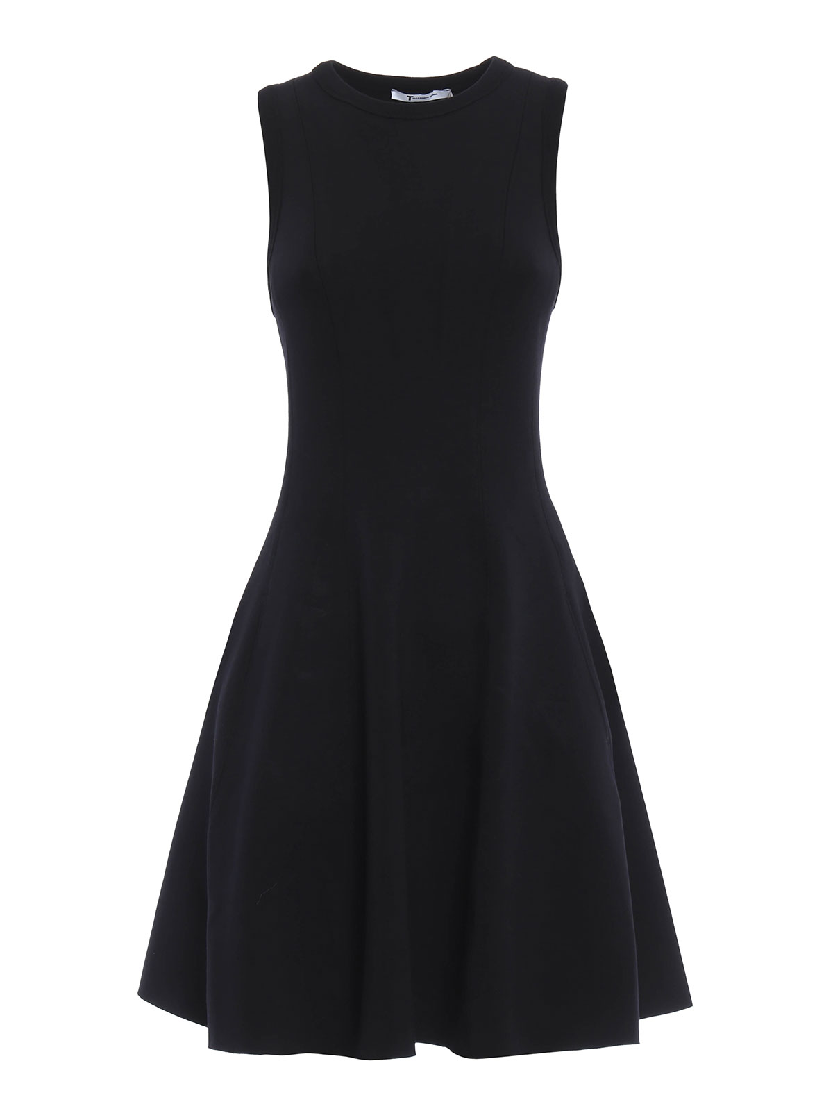 Alexander Wang Black Flare Mini Dress ALEXANDER WANG Tweed Flared Mini Dress  In Multi Black Pink