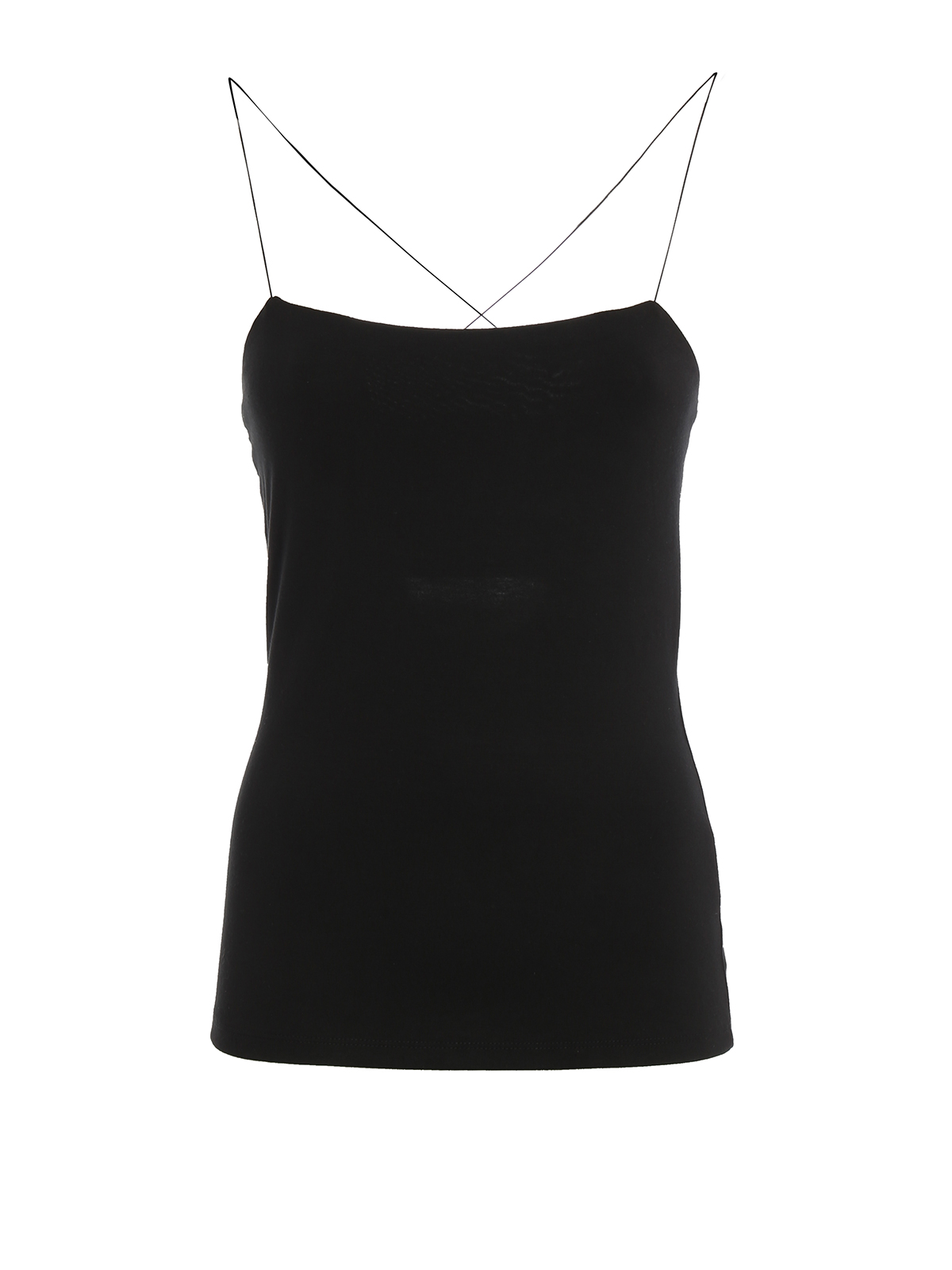 T By Alexander Wang Criss-cross spaghetti straps top | 400121001