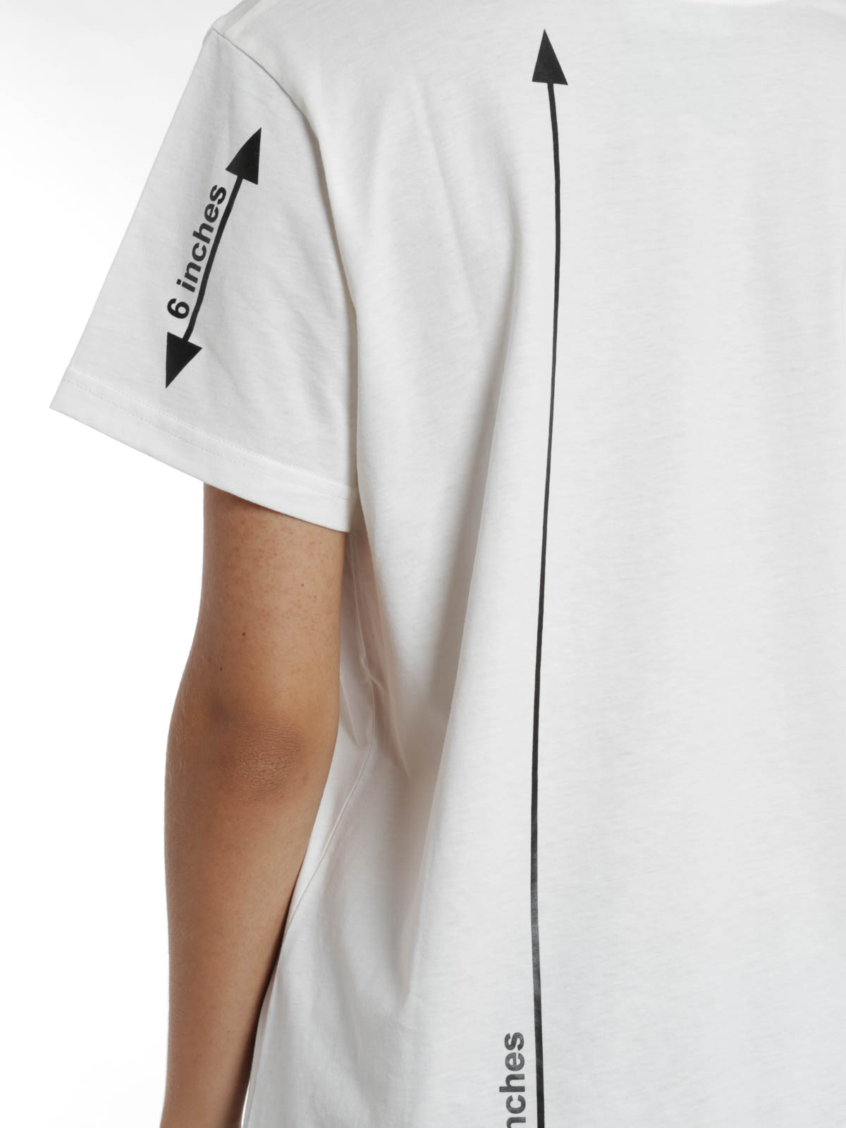 Moschino Inches t-shirt - White - Women | EJ070255401002
