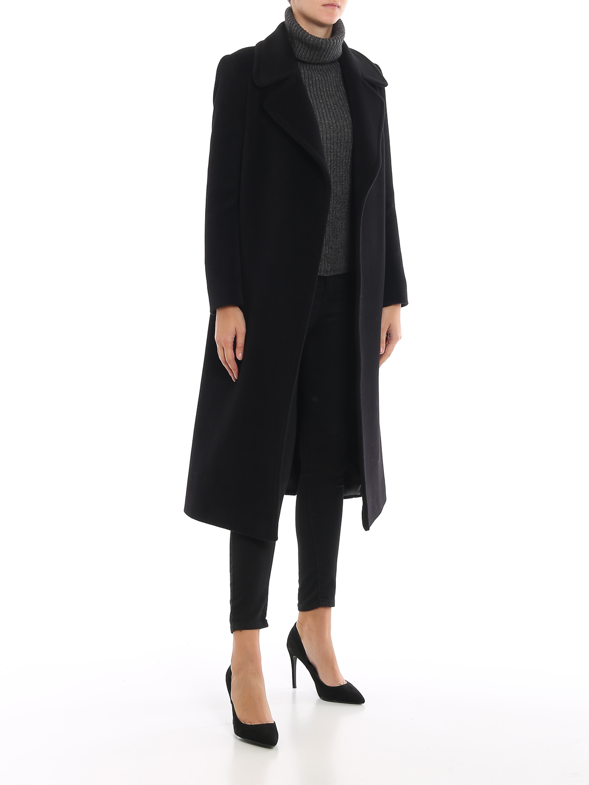 Long coats Tagliatore Molly angora and wool coat MOLLYD7023N590