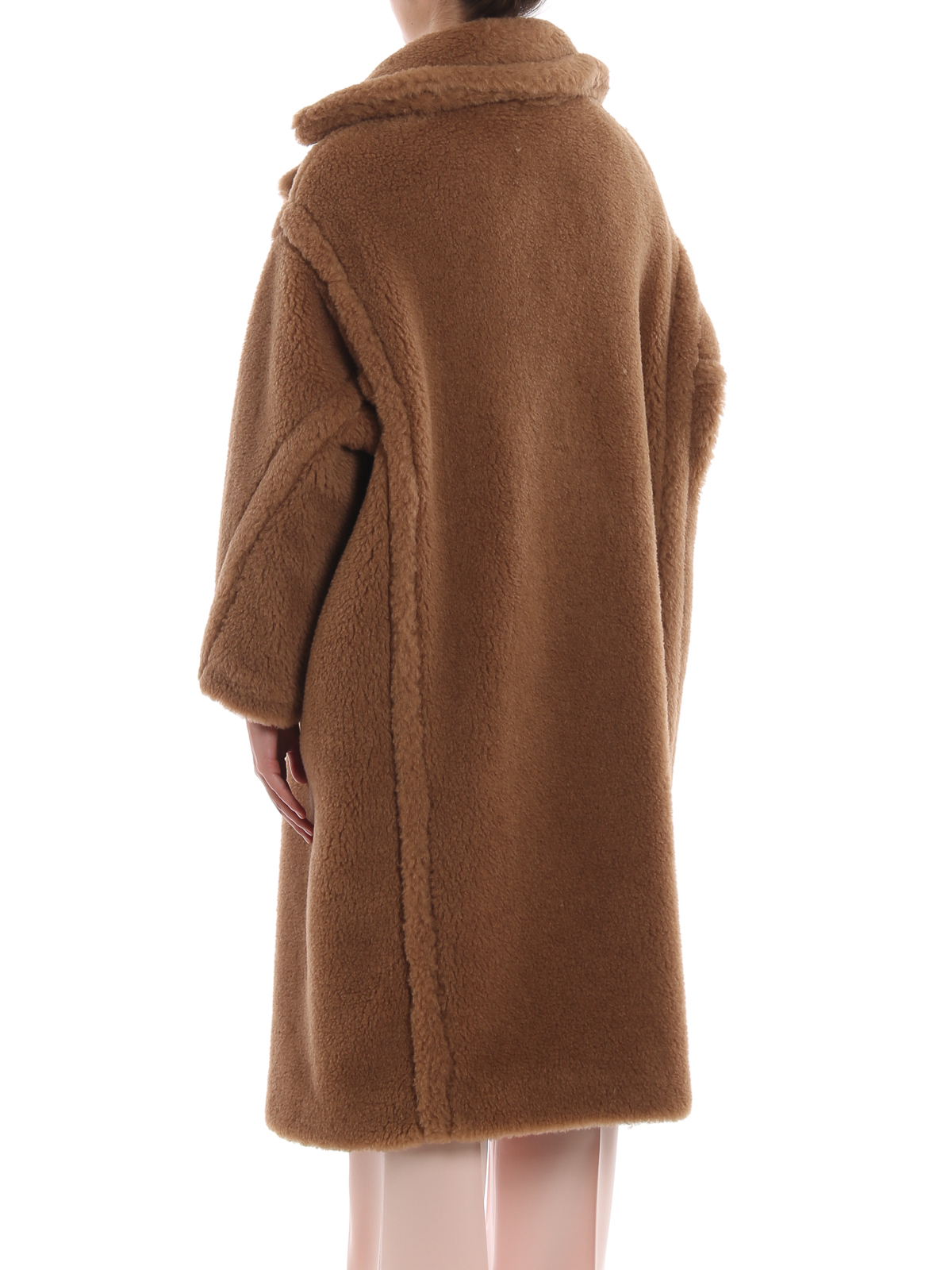 Max Mara Teddy camel wool oversized coat - Women|10161399000001