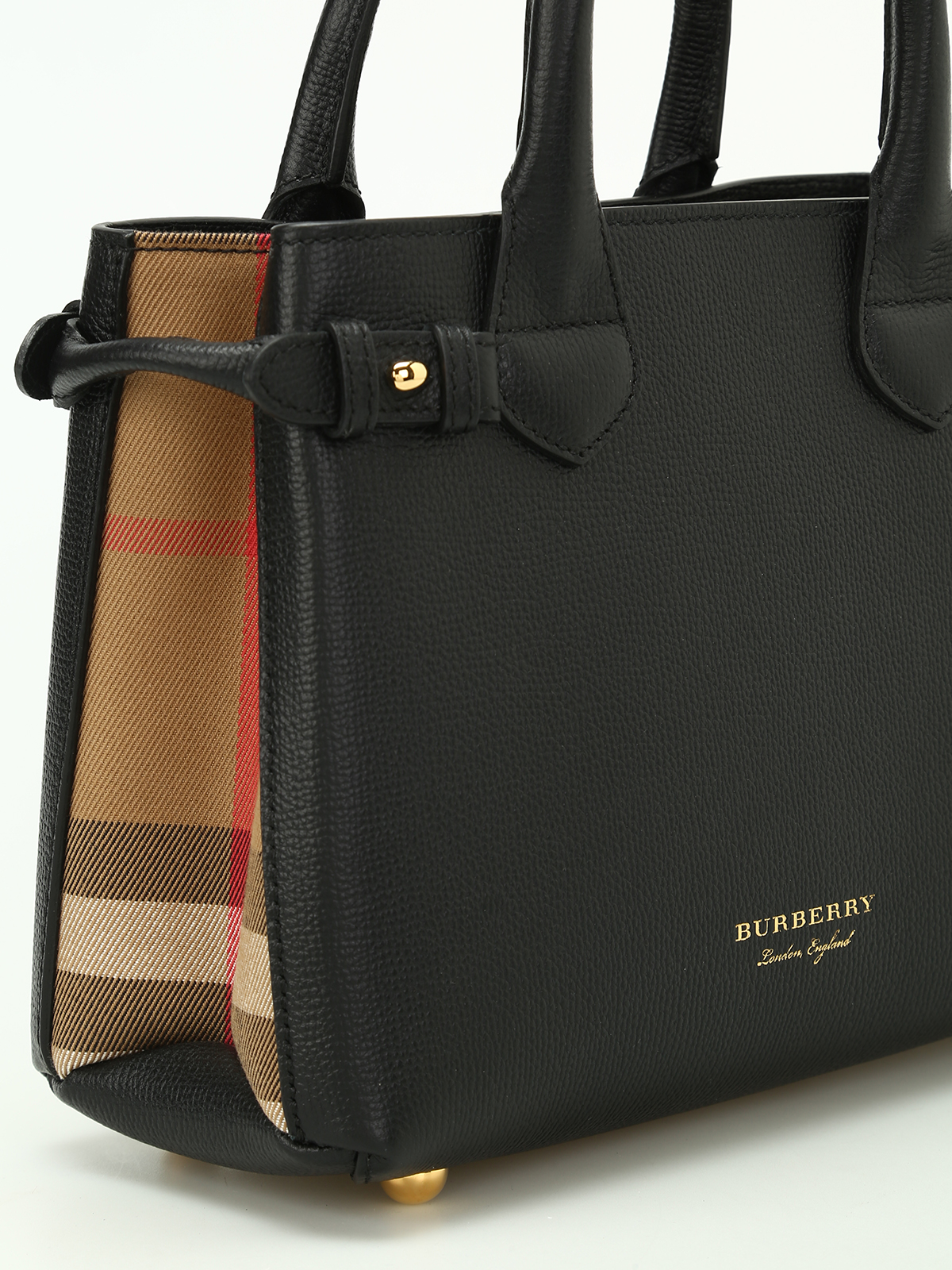 Totes bags Burberry - Banner small leather handbag - 3997053