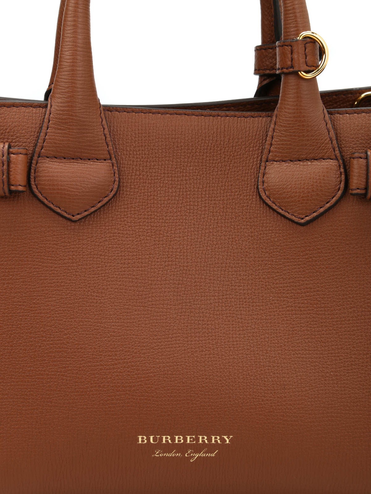 Burberry Embellished Leather Shoulder Bag