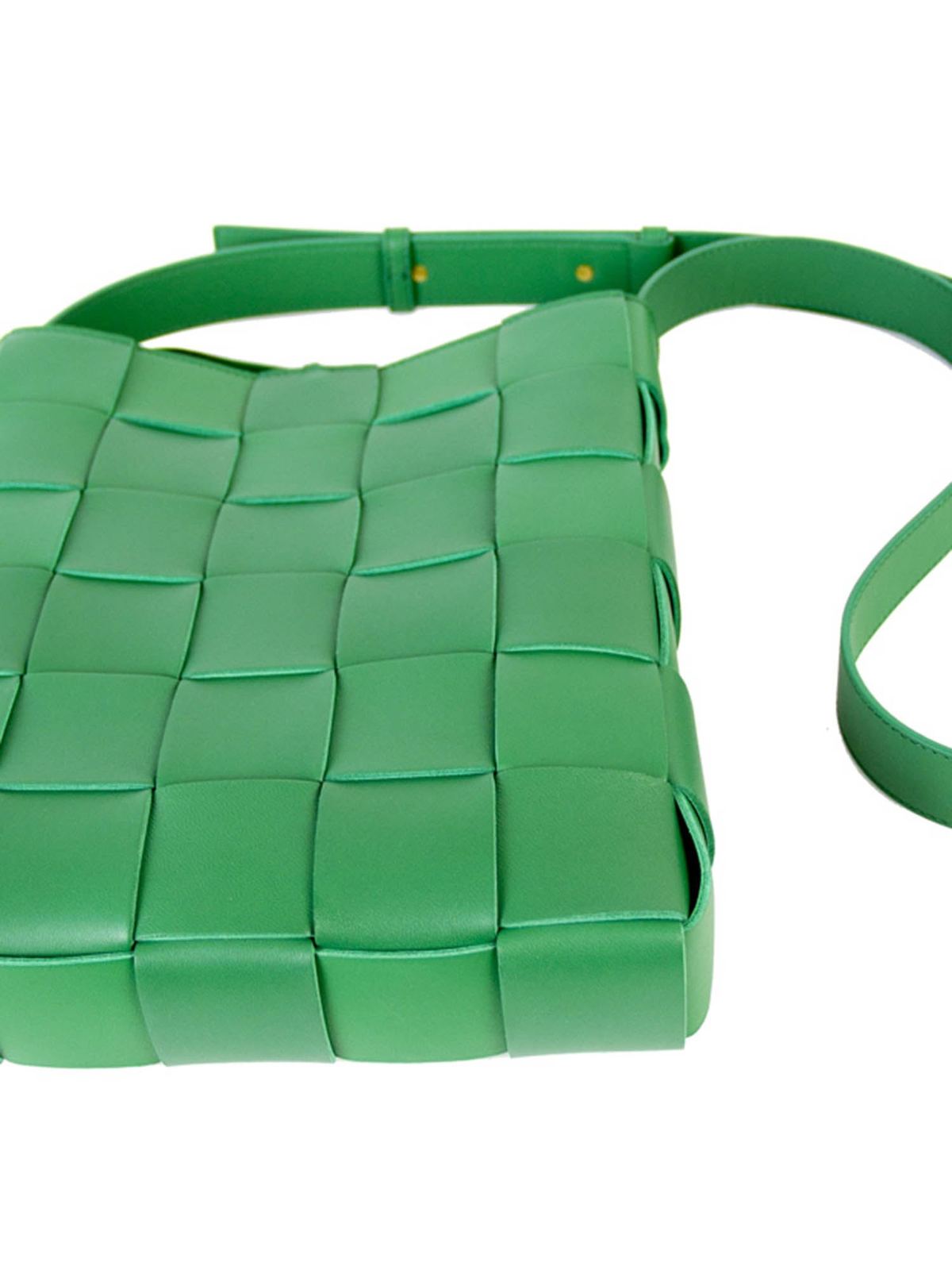 Bottega Veneta Padded Cassette Shoulder Bag Racing Green
