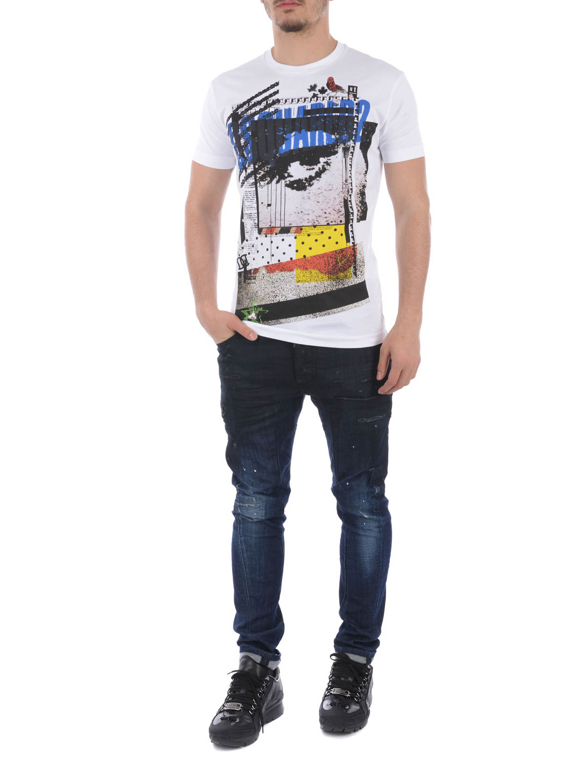 Dsquared2 Tidy Biker washed out jeans - Men | S74LB0020S30342470