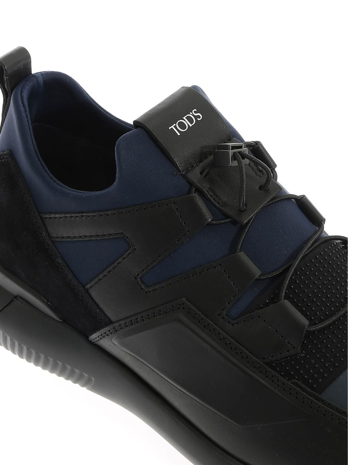 Tod's No Code sneakers in blue and black color|XXM91B0CA40MCR76FD