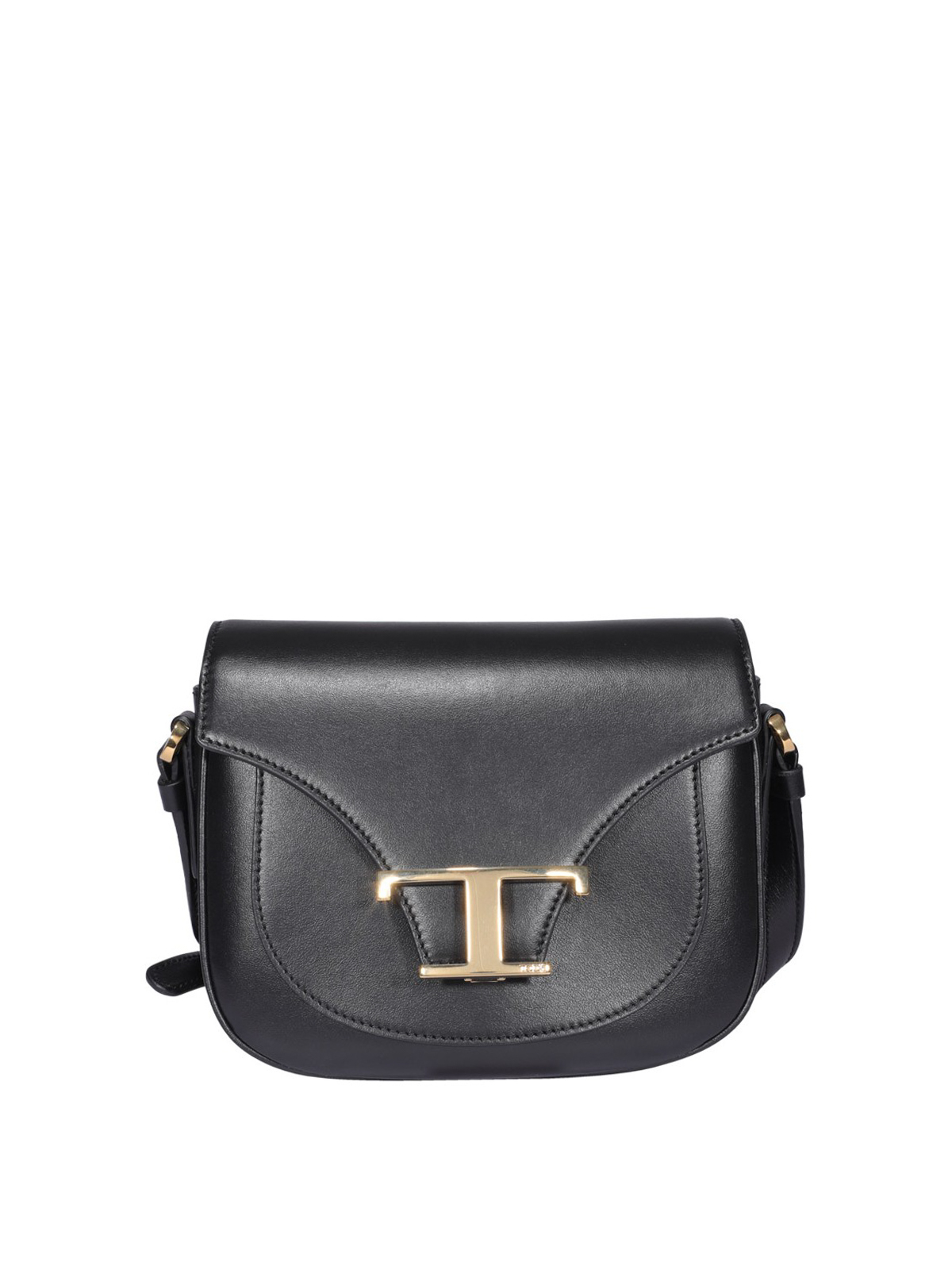 Tod's - T Timeless Crossbody Bag in Leather Micro, Black, - Bags