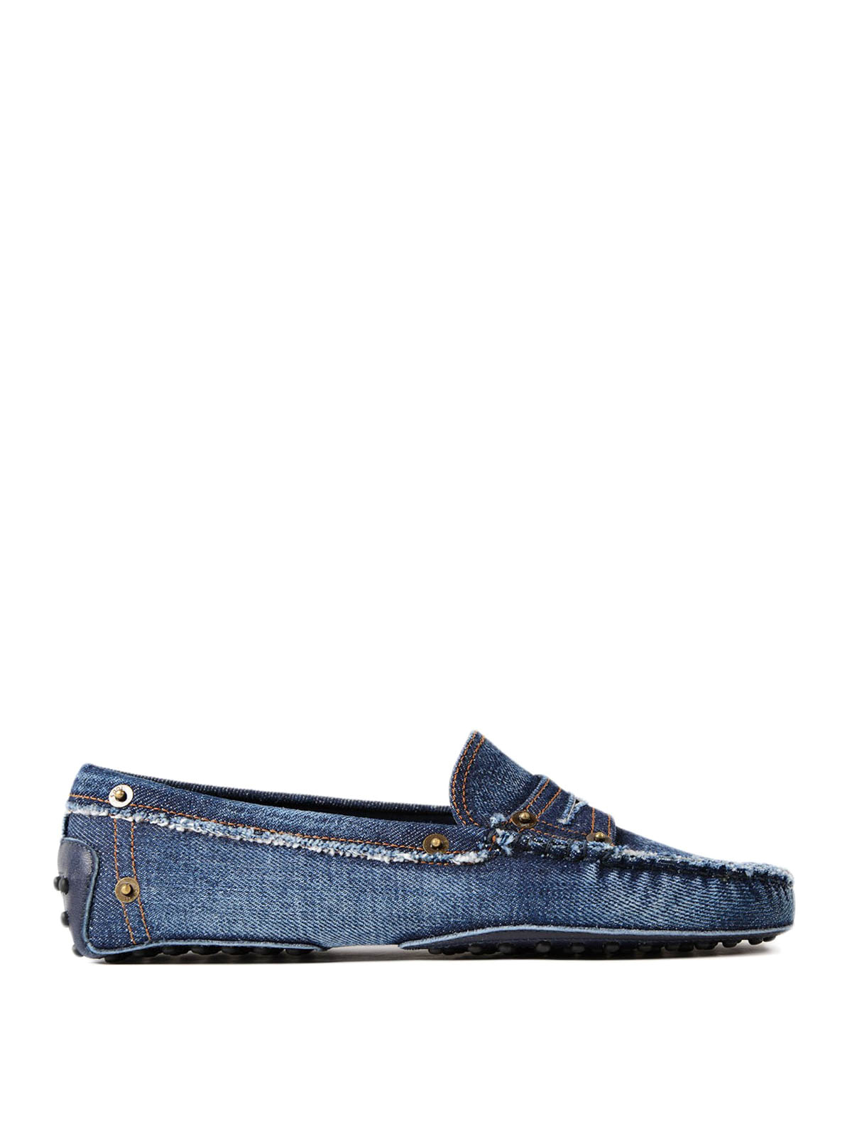 Tod\'s Blue Denim Loafers Tod main image 2