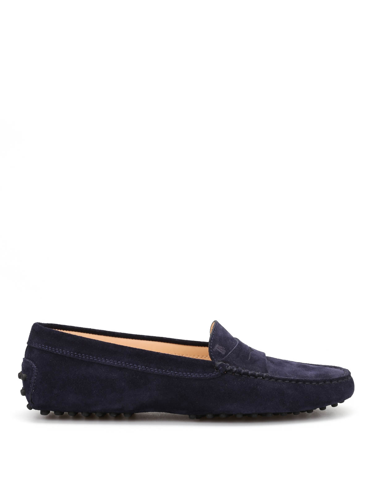 Tod's Gommino Loafers In Azul Oscuro