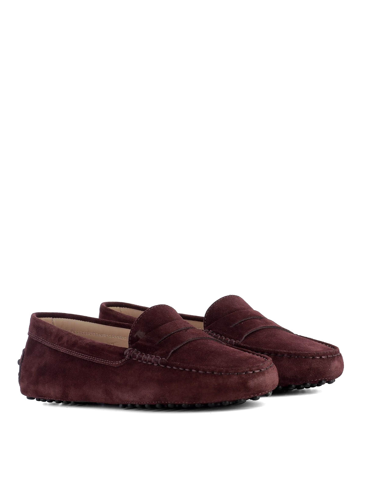 Tod\'s Men\'s Loafers in Deep Burgundy TOD main image 2