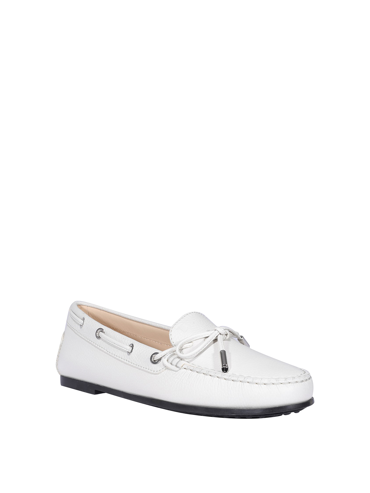 Tod's Lace-up leather loafers - White - Women