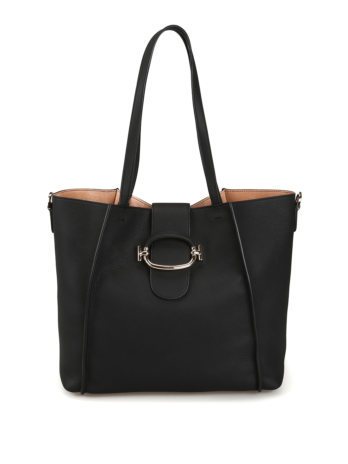 Tod's double t on sale shopping bag large