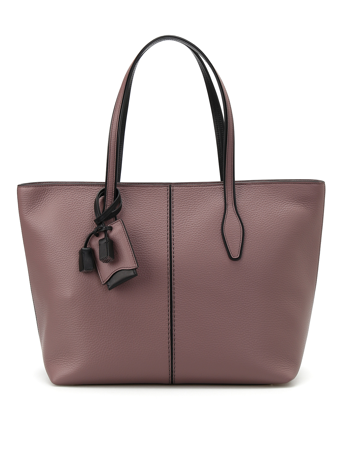 Tod's Joy black grainy leather mini tote | XBWANXA0100RIAB999