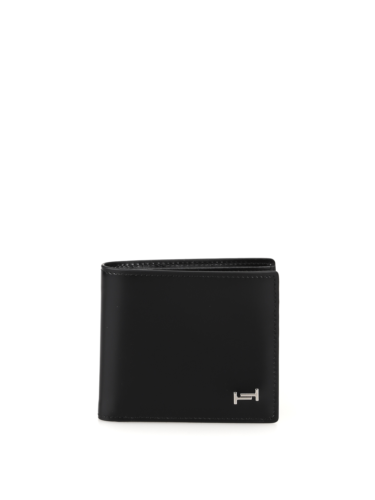 Tod's Polished leather bifold wallet - Black