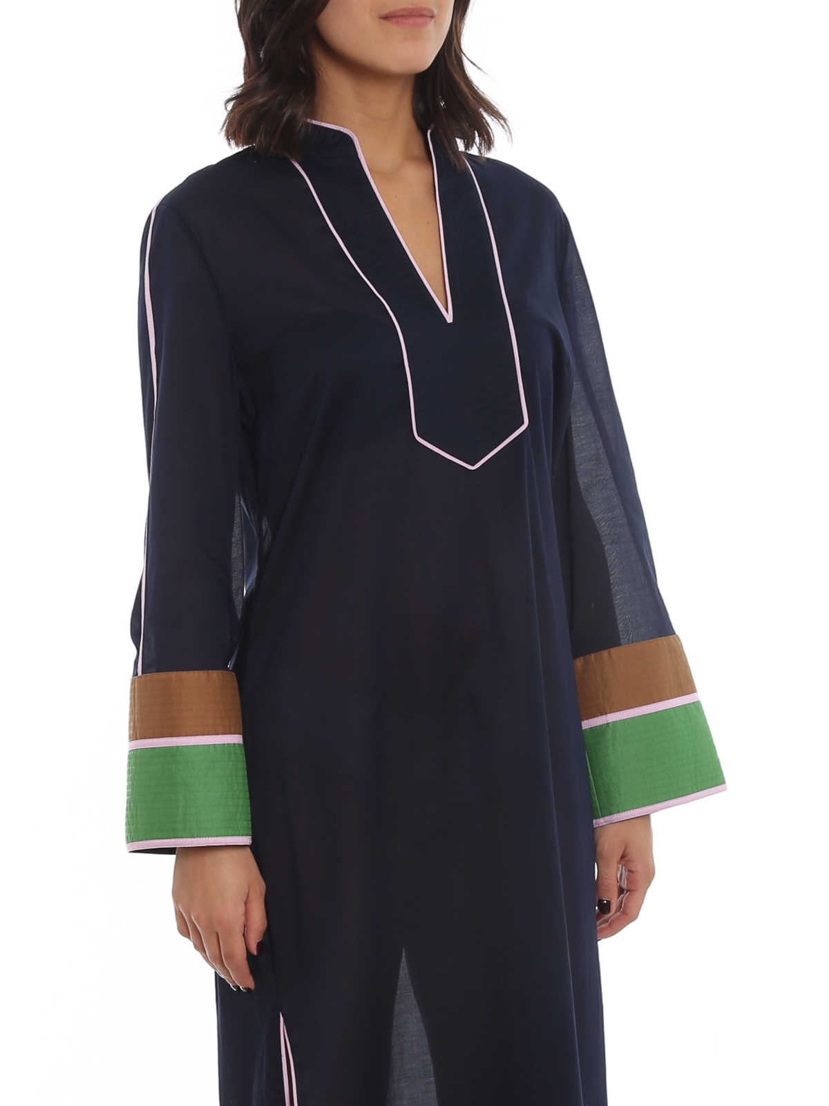【送料&関税込】Tory Burch Long Caftan Printed Long Caftan: Women's Designer Coverups | Tory Burch