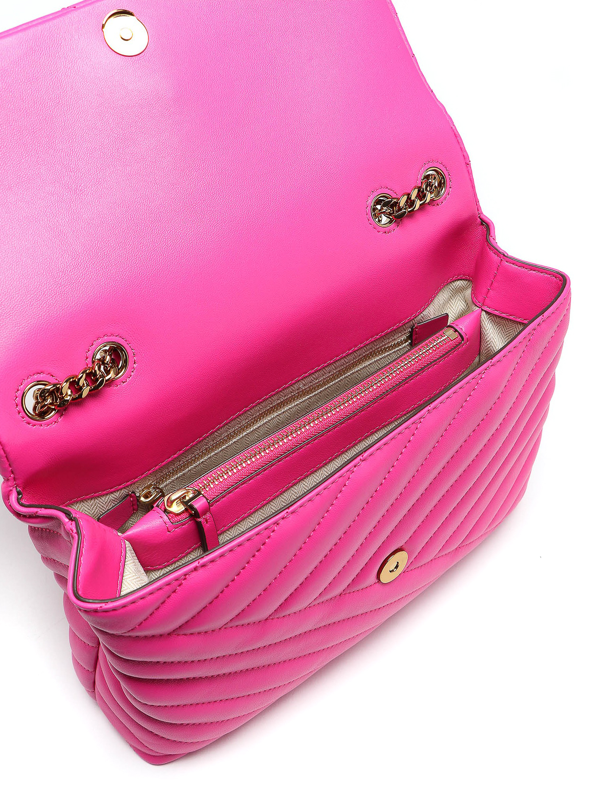 Kira Chevron Soft Convertible Shoulder Bag: Women's Designer Shoulder Bags  | Tory Burch