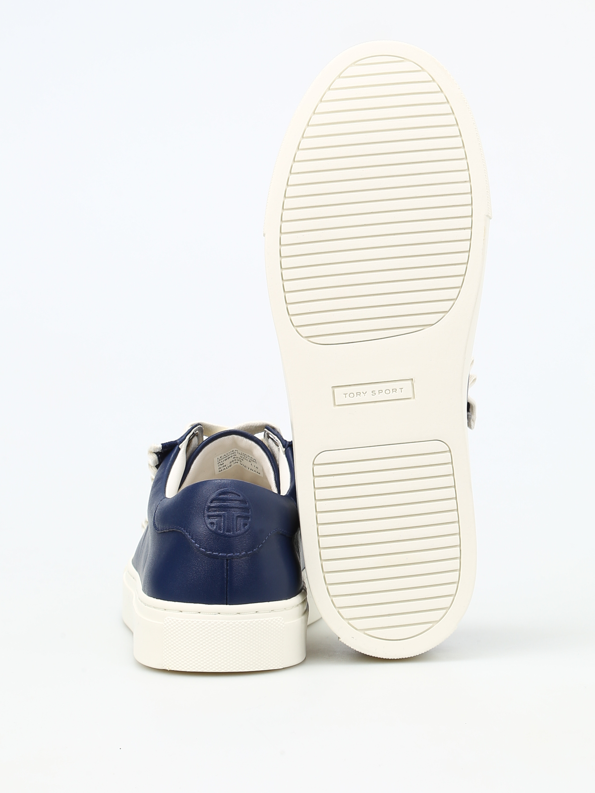 Tory burch ruffle sneaker on sale navy