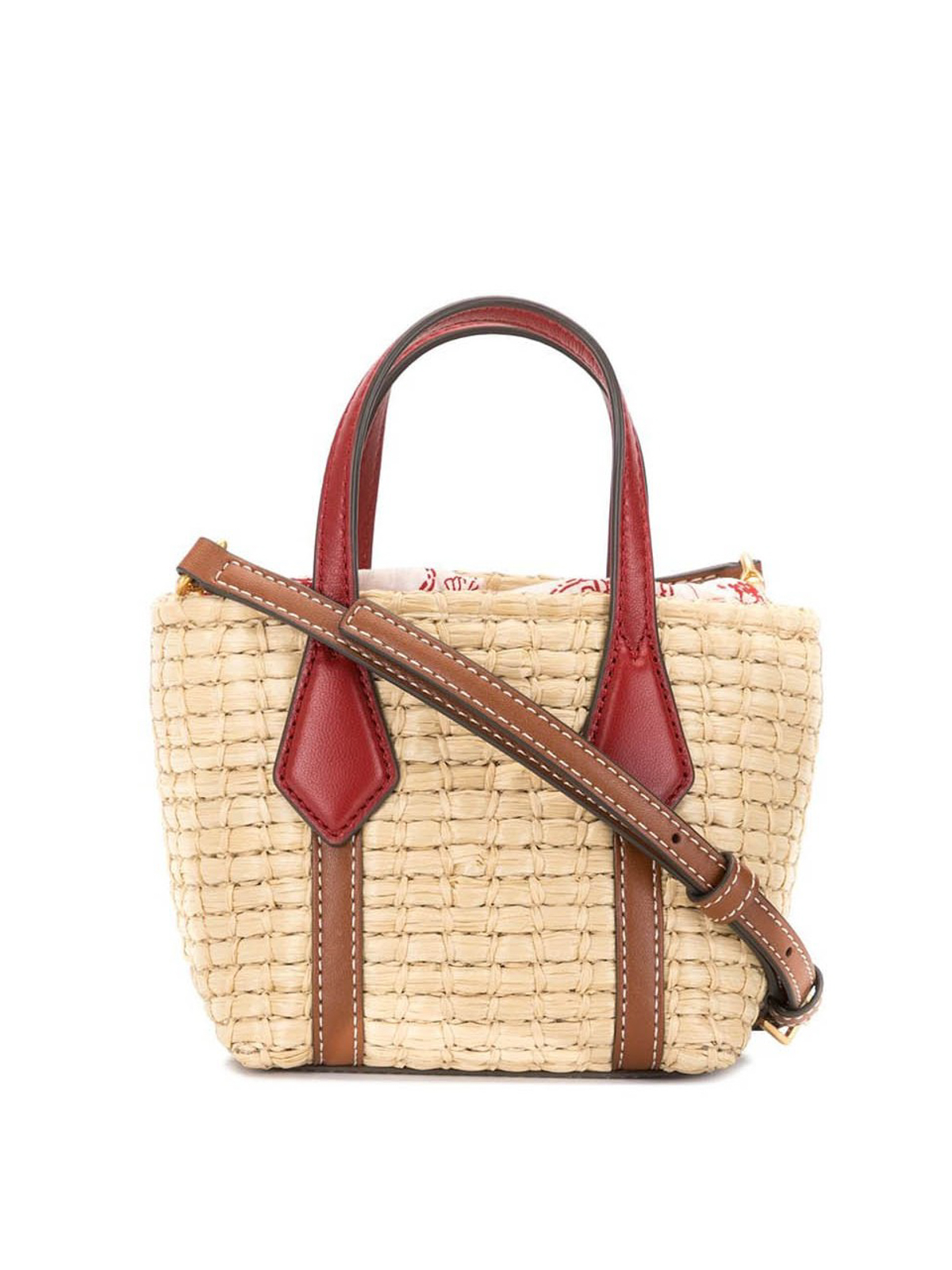 Tory Burch Mcgraw Straw Tote in Natural