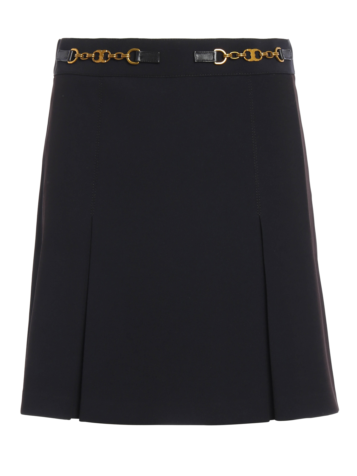 ワンピース TORY BURCH Women Mid Skirts 145210 001 Black Pleated midi skirt in black - Tory Burch | Mytheresa