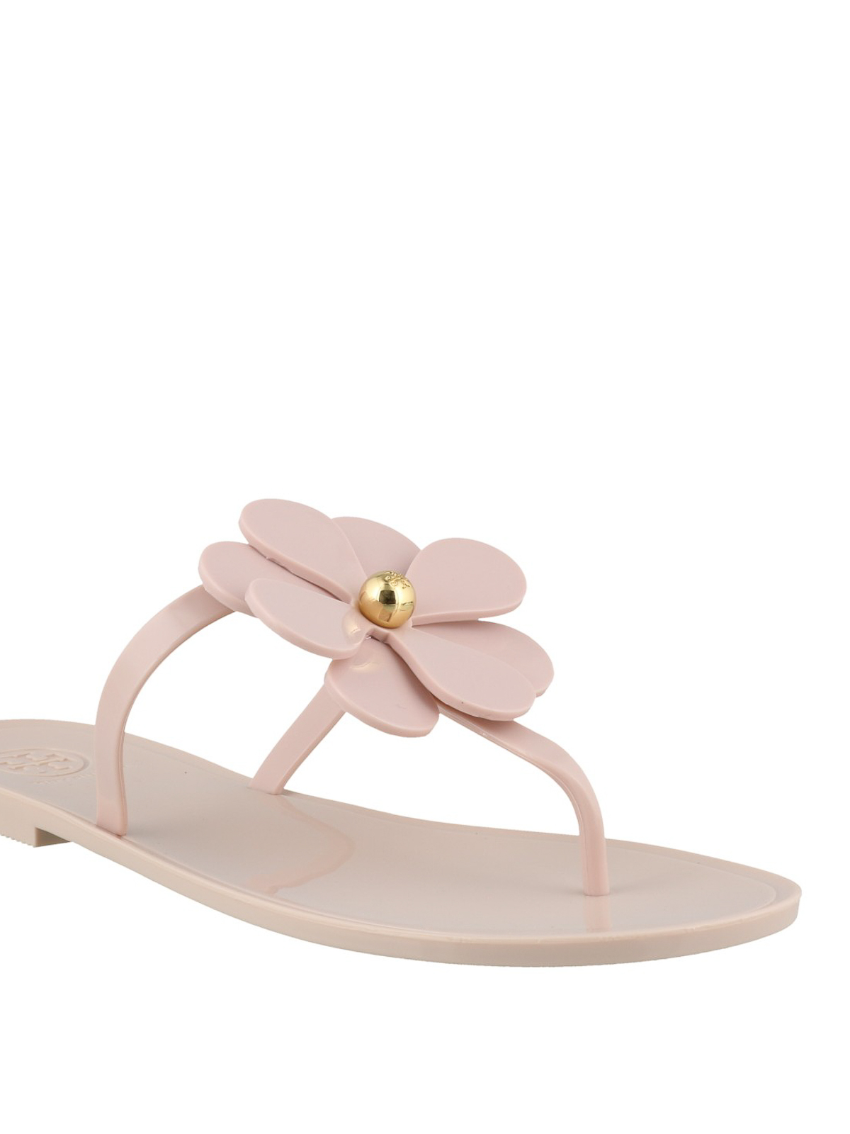 Tory Burch Blossom Jelly Thong Sandals in Pink