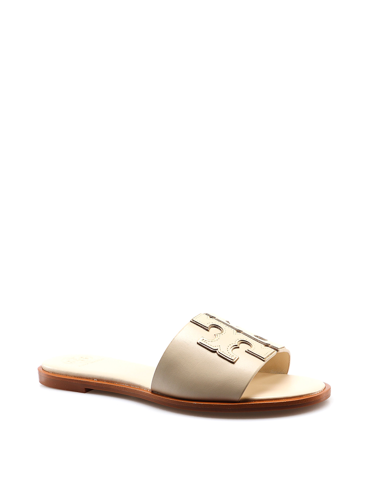 Tory Burch Ines Logo Mule Sandals