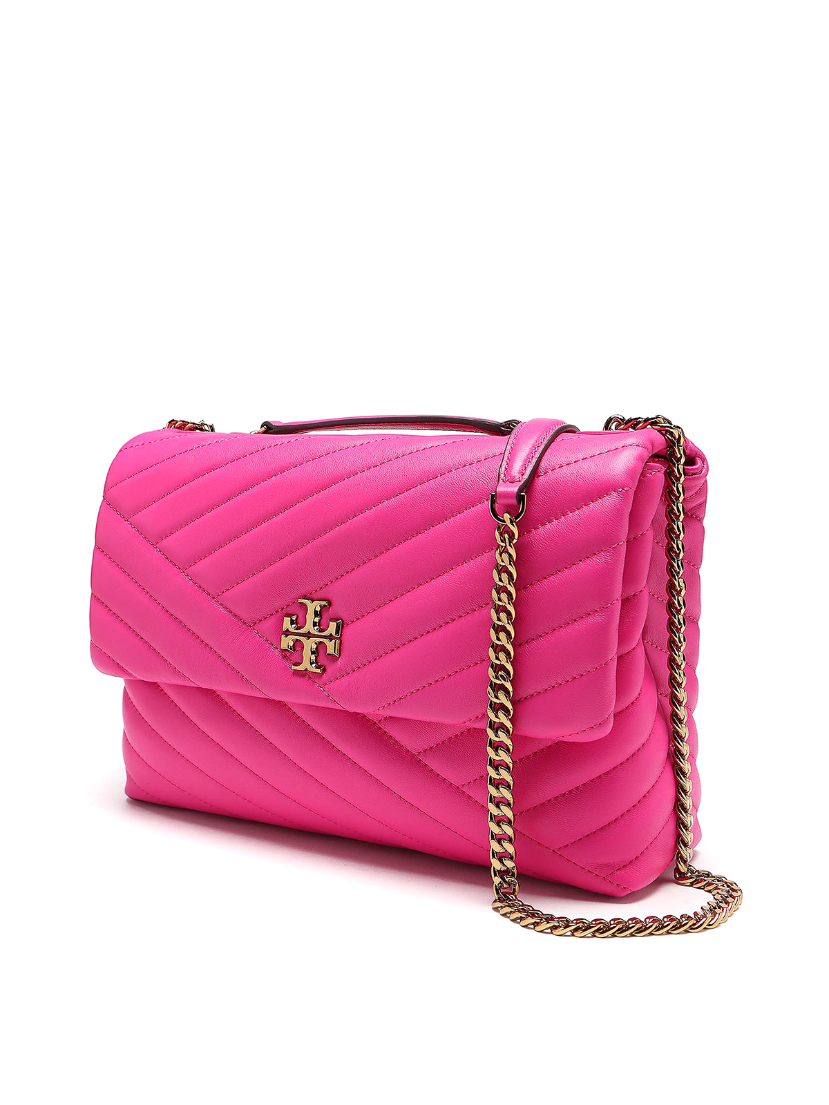 Buy Tory Burch Kira Chevron Convertible Shoulder Bag, Pink Color Women