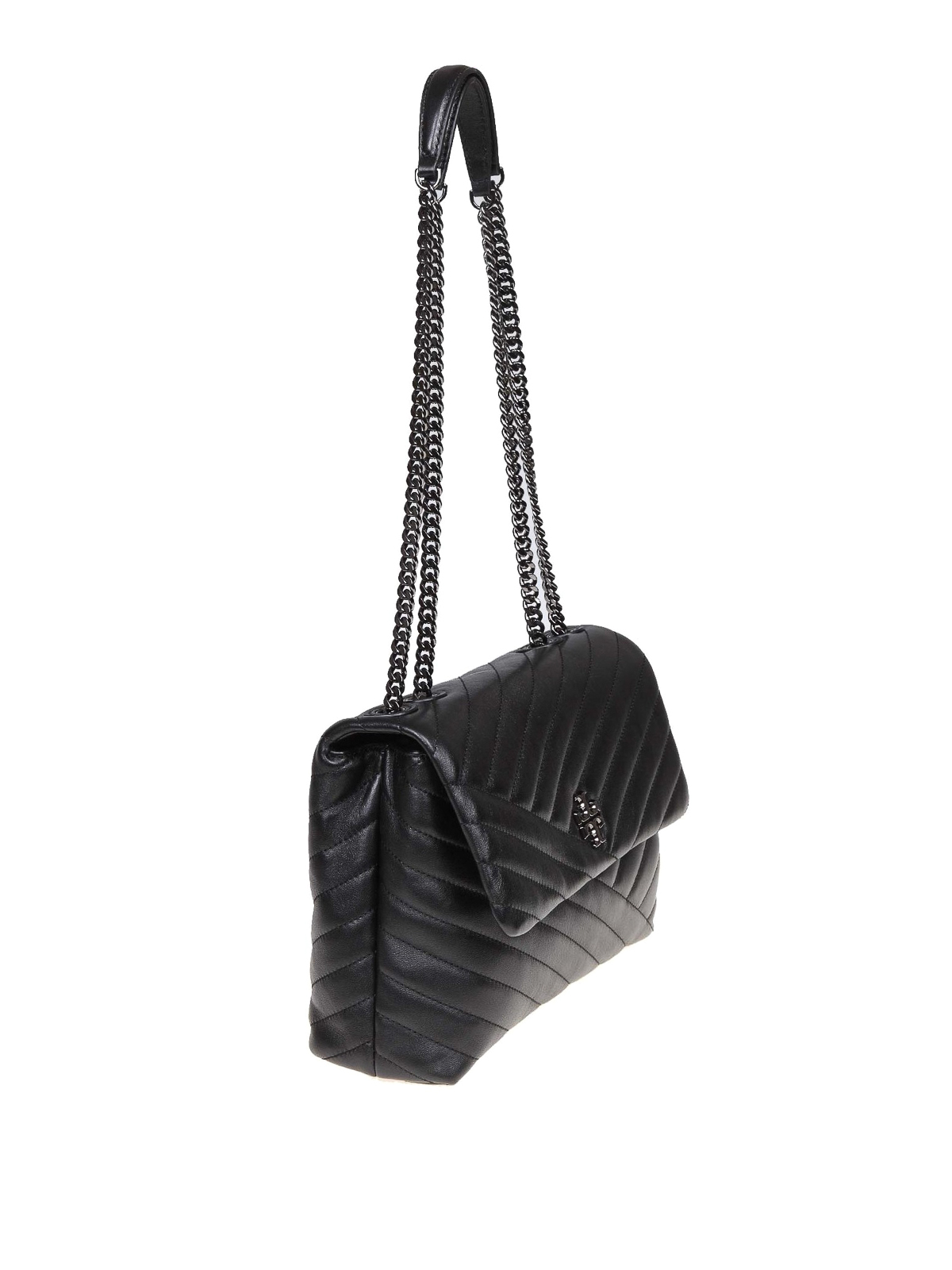 Tory Burch - Black Leather Kira Shoulder Bag