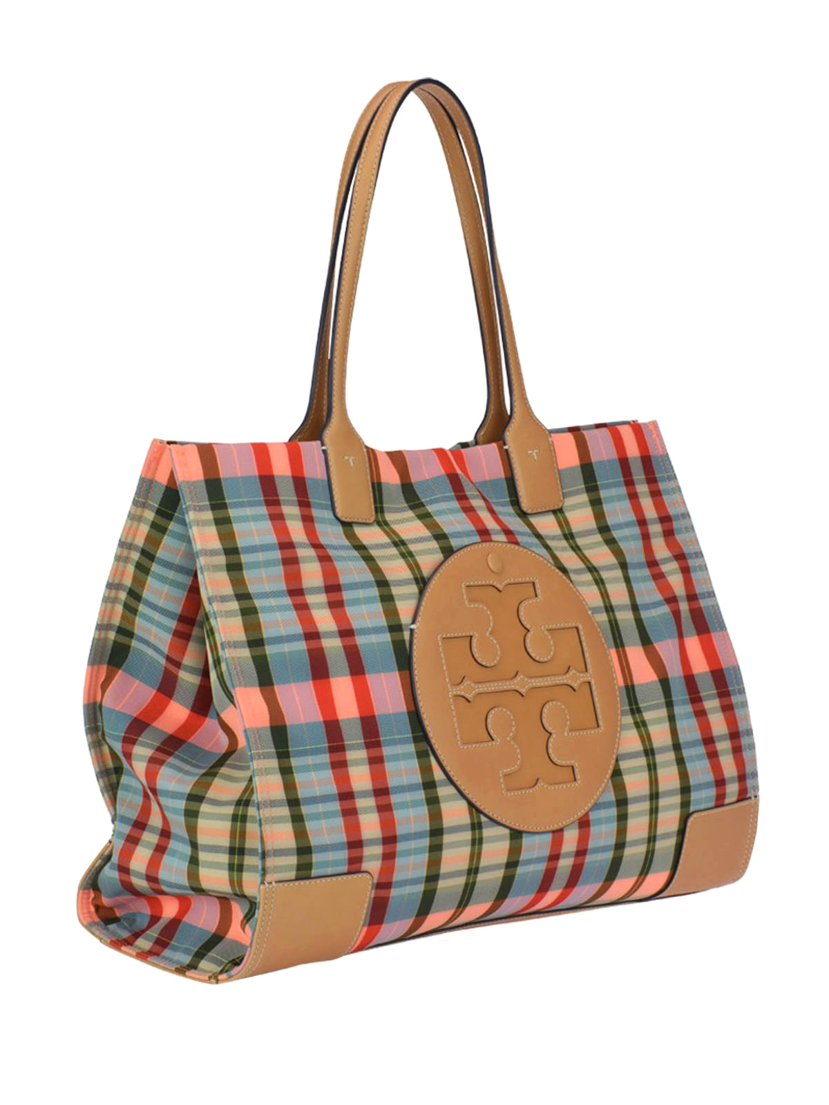 Ella Color-Block Canvas Tote: Women's Handbags, Tote Bags