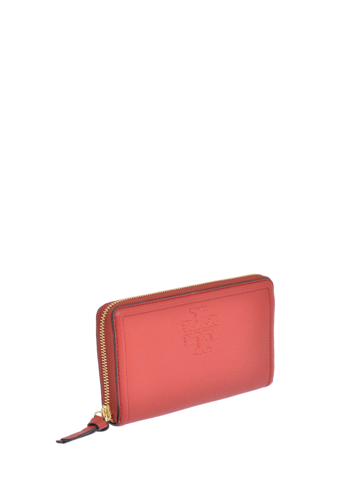 Tory Burch Taylor Leather Zip Continental Wallet for Sale in