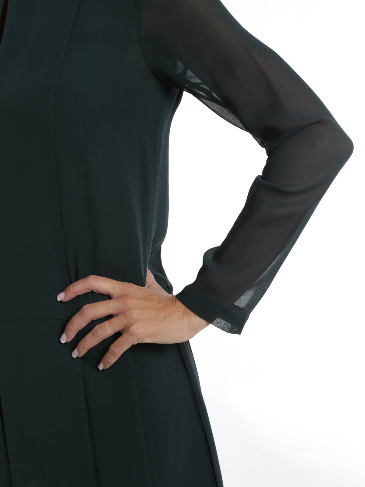 strapless open back dress PLEATED HALTER NECK MIDI DRESS / SOIS BOUTIQUE – Sois Boutique ,LLC main image 1
