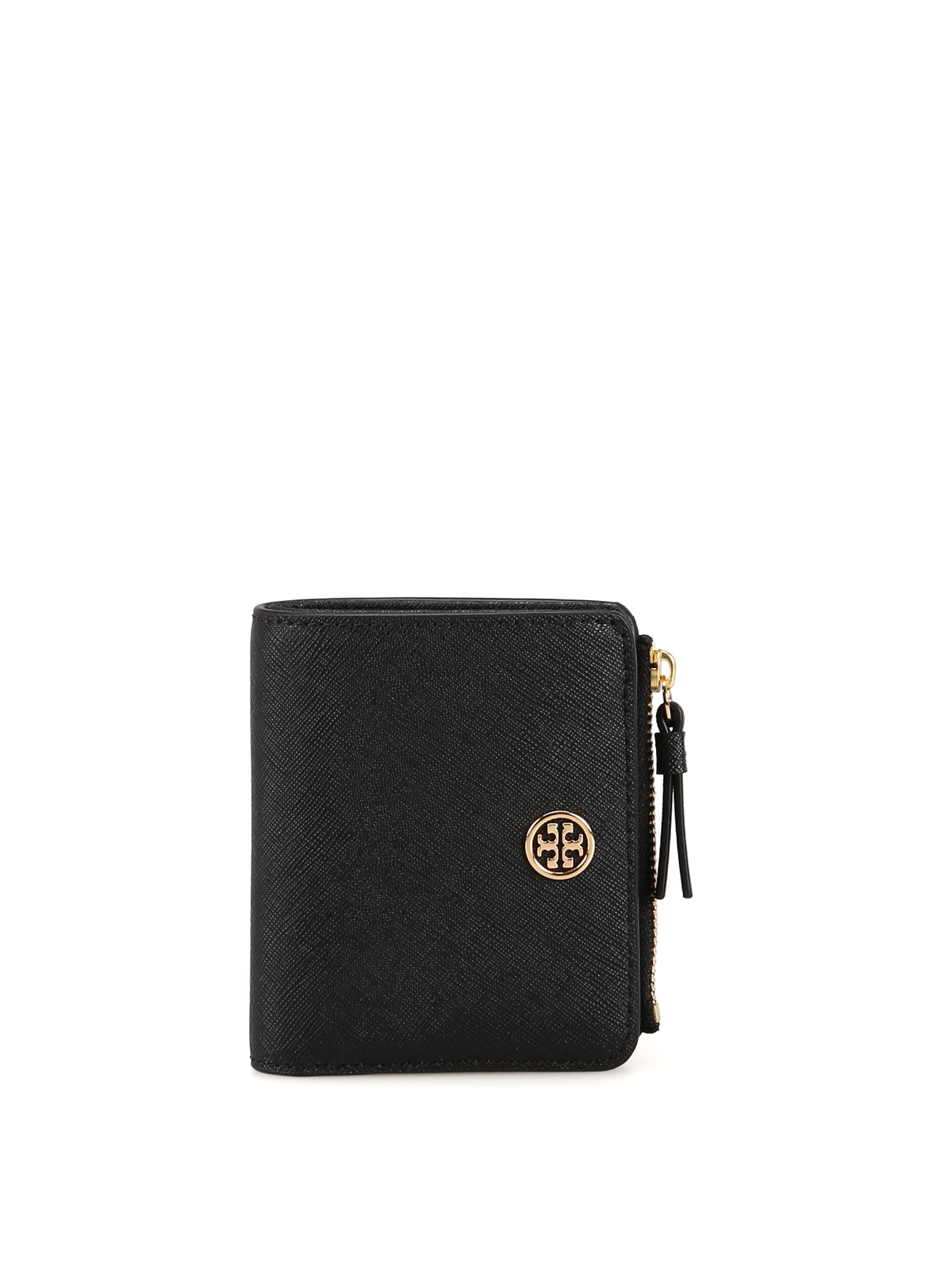 Wallets & purses Tory Burch - Robinson Mini black wallet - 54449001