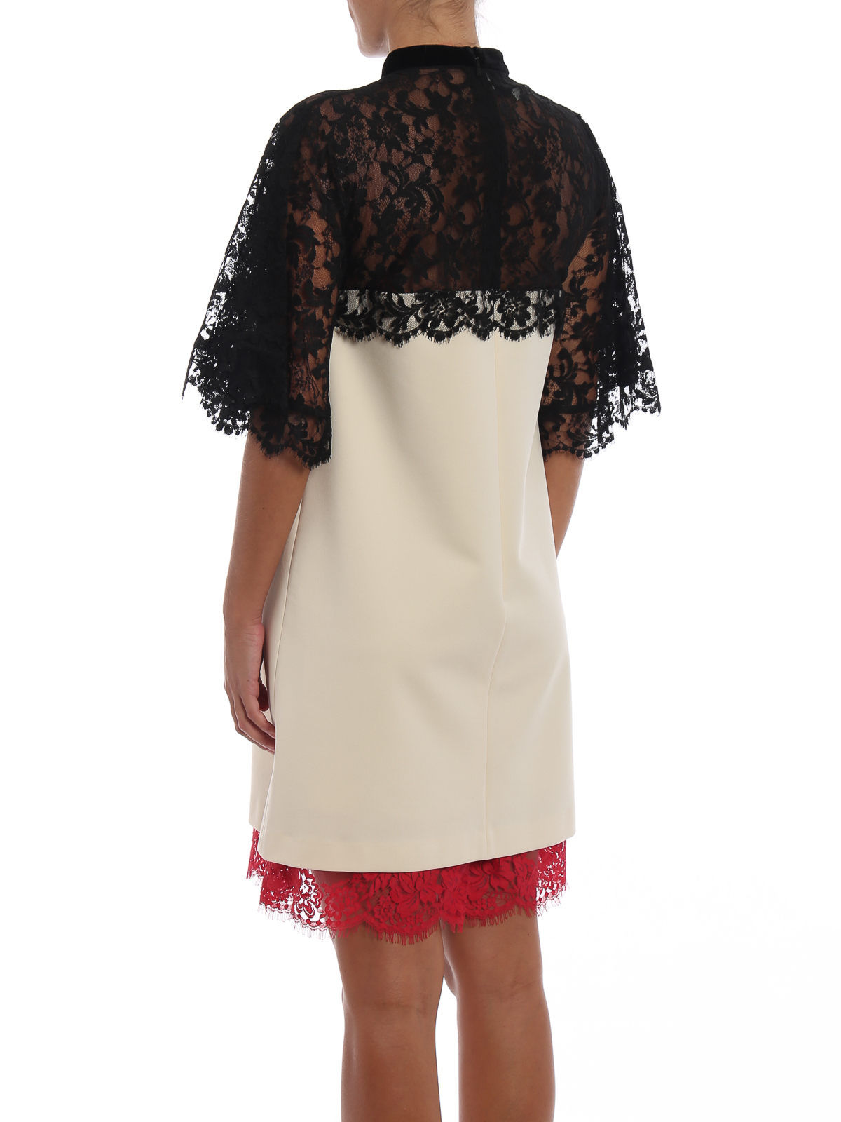Cocktail dresses Gucci - see-through lace and cady dress - 538720X9Z939066