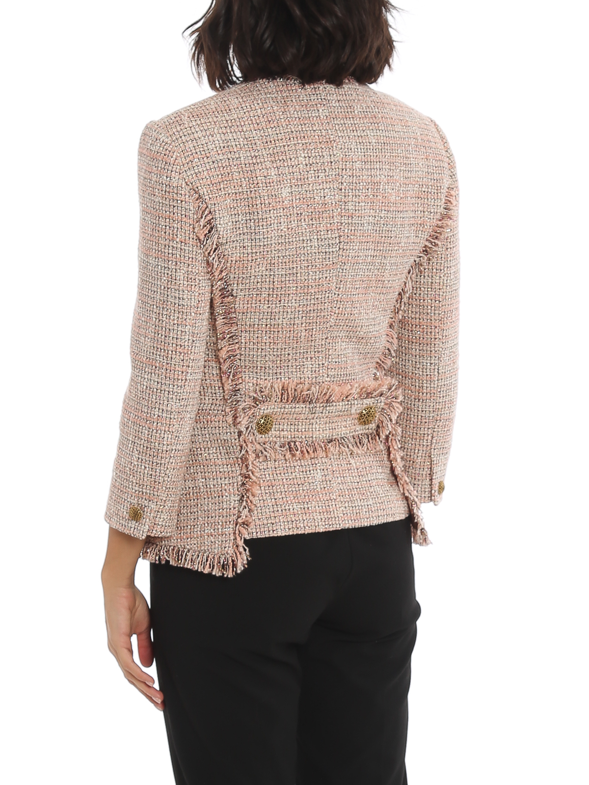 ジャケット ELISABETTA FRANCHI Women Jackets GI15752E2 360 White Elisabetta Franchi ELISABETTA FRANCHI Women Jackets